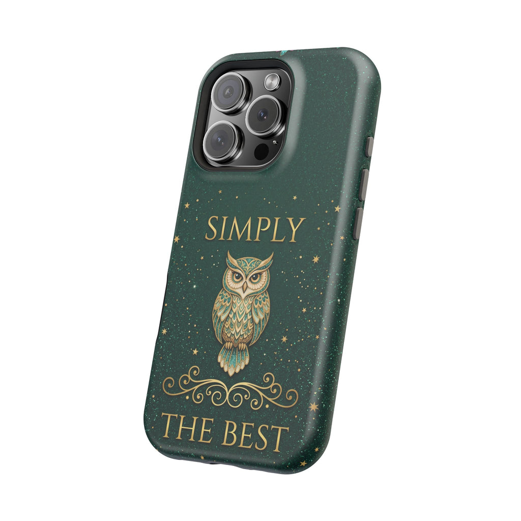 Simply The Best Wise Owl Phone Case — Wireless Charging Cover