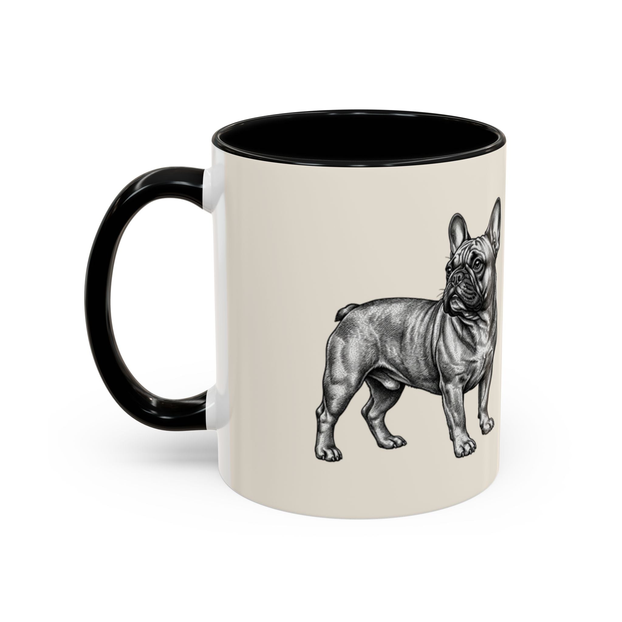 Personalized Frenchie Mug – Custom Name Coffee Mug – French Bulldog Lover Gift
