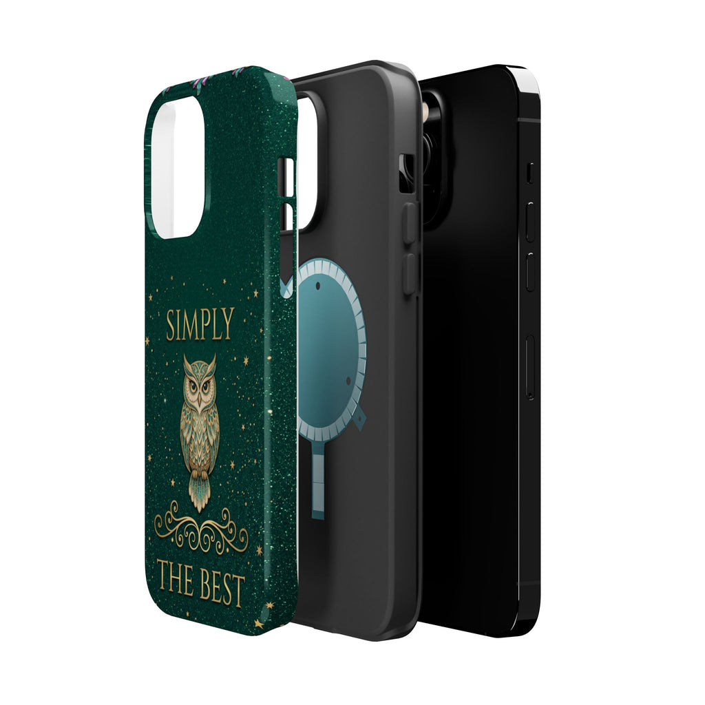 Simply The Best Wise Owl Phone Case — Wireless Charging Cover