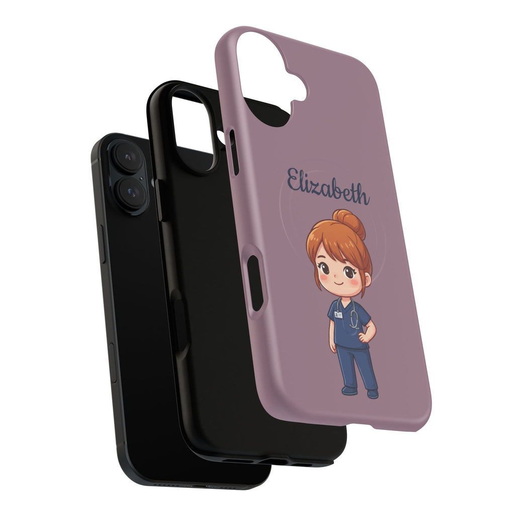 Personalized Nurse Phone Case with Custom Name | MagSafe Compatible iPhone Case