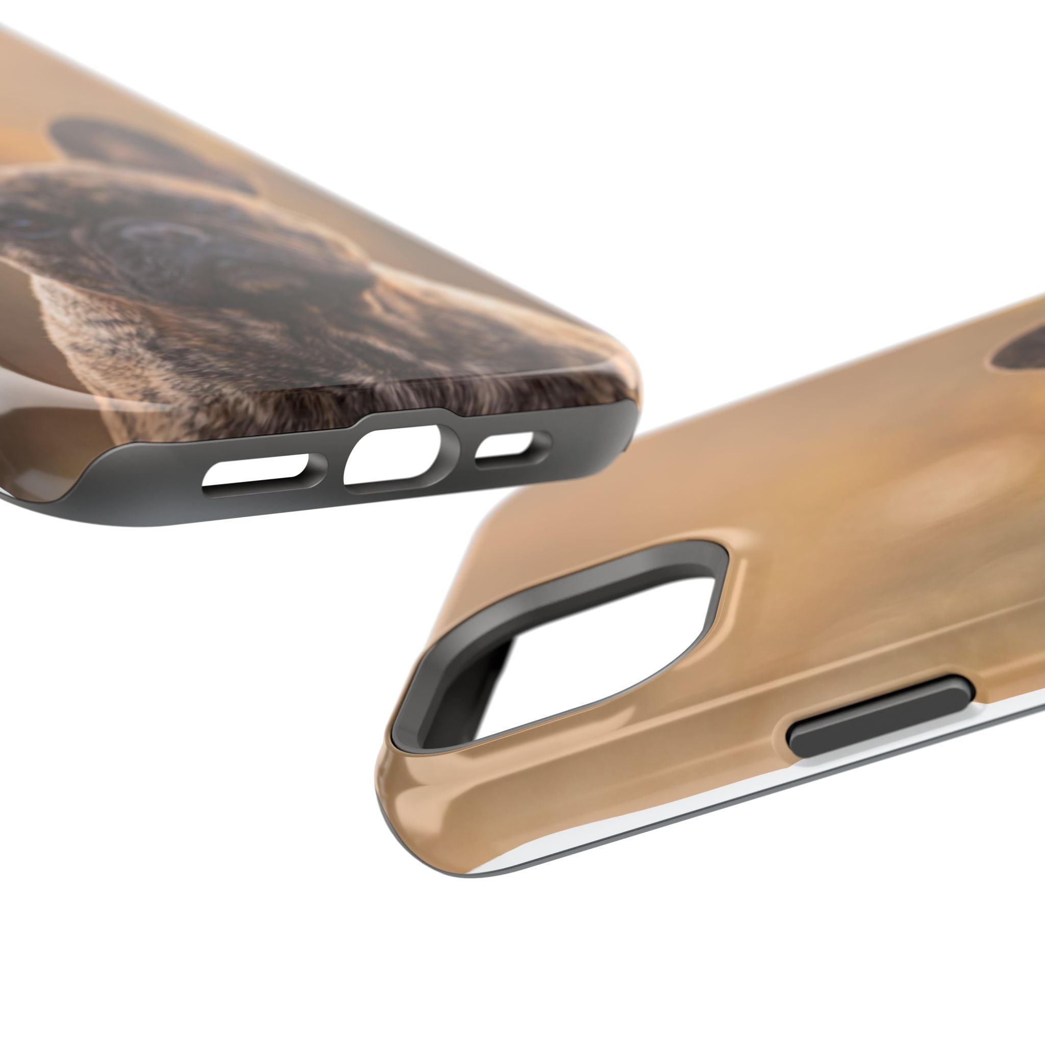 Brindle French Bulldog Phone Case — Impact-Resistant Wireless Charging Cover