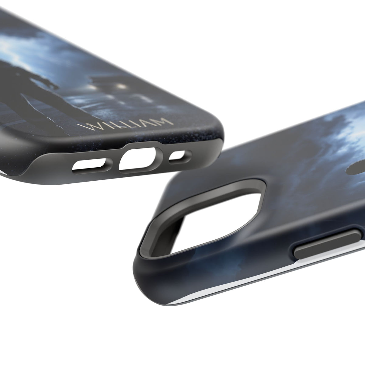 Personalized Lightning Storm EMS Phone Case — Wireless Charging Cover