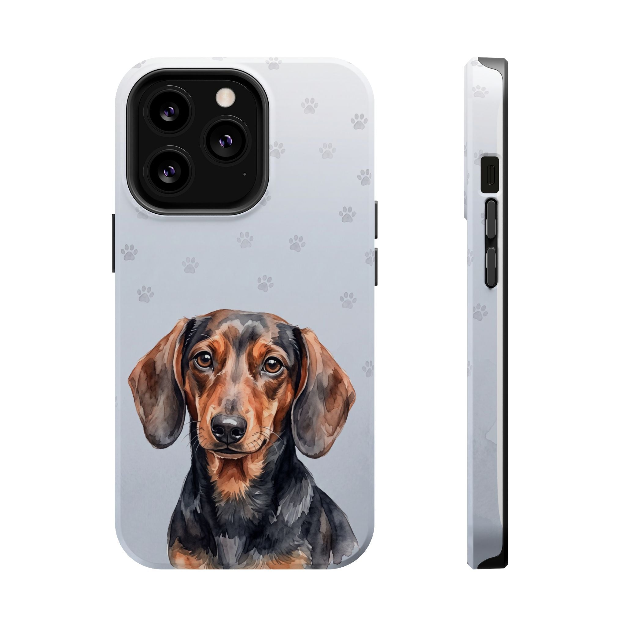 Dachshund Phone Case — Impact-Resistant Wireless Charging Cover