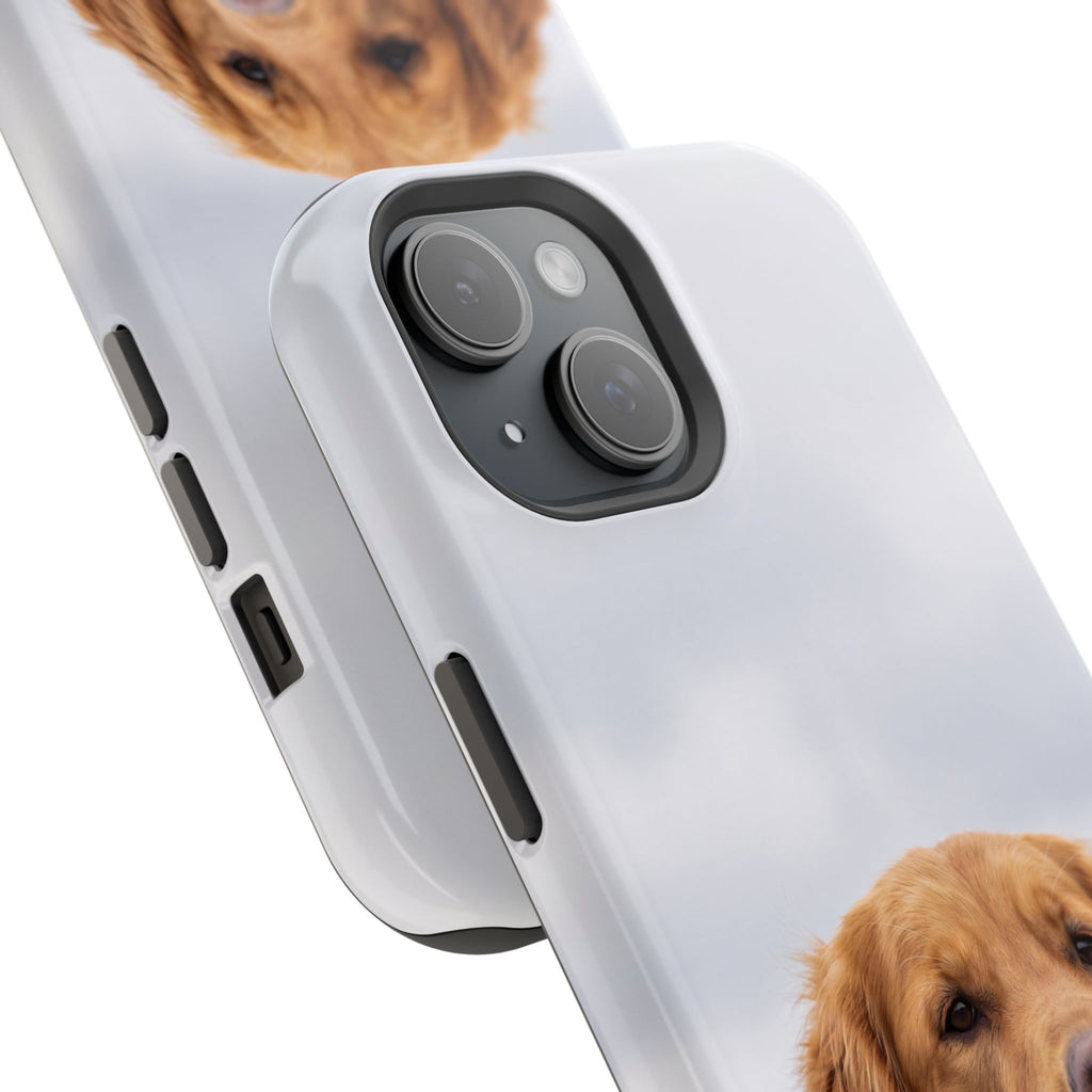 Golden Retriever Phone Case — Impact-Resistant Wireless Charging Cover