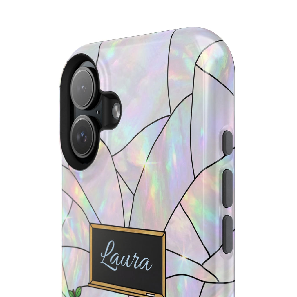 Personalized Teacher Phone Case — Impact-Resistant Wireless Charging Cover