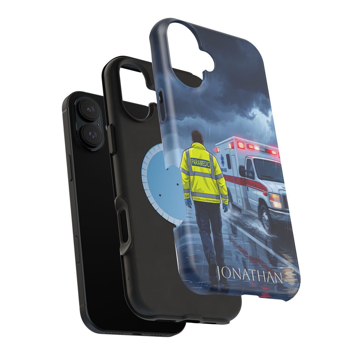 Personalized EMS Storm Phone Case — Wireless Charging Cover