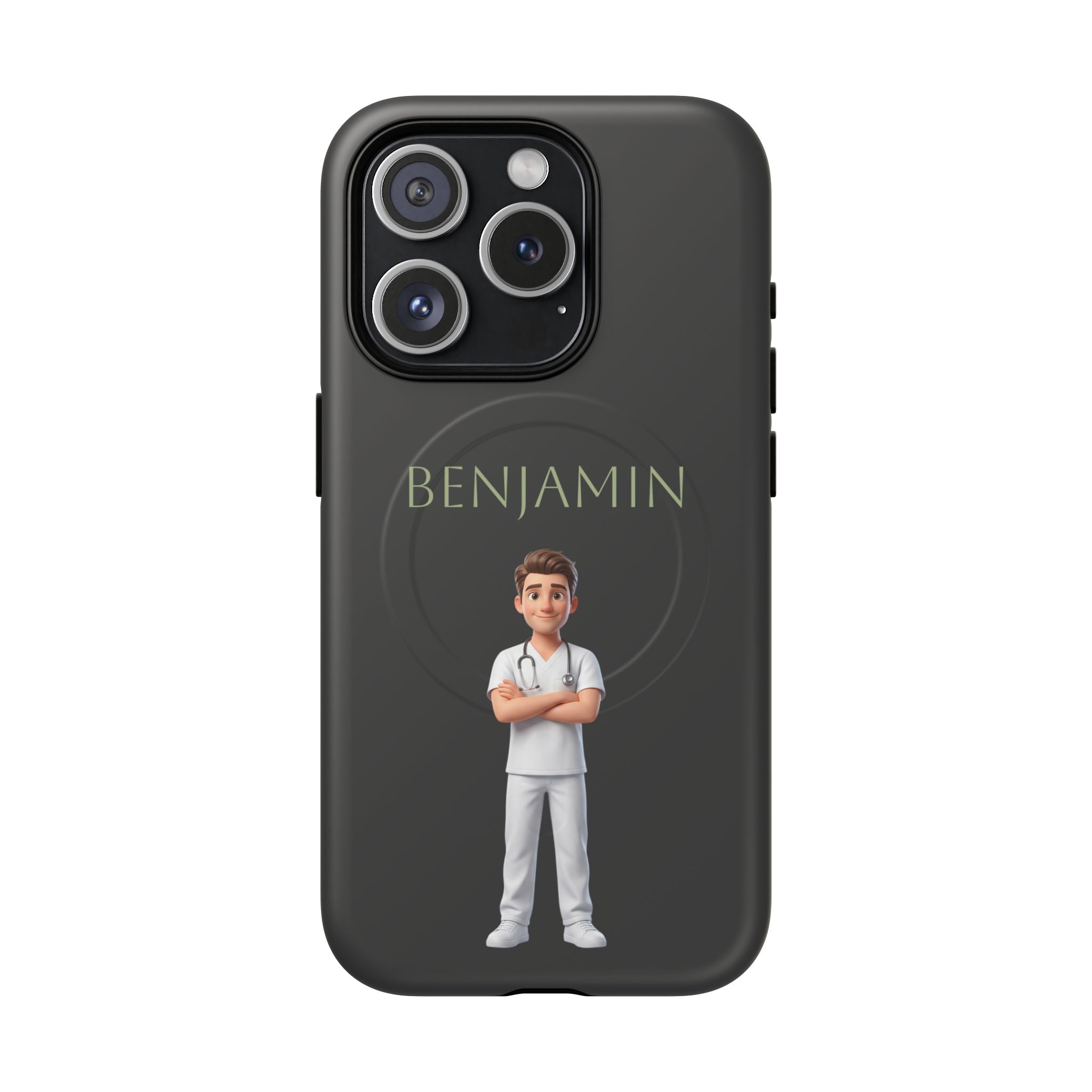 Personalized Nurse Phone Case | MagSafe Compatible, Custom Name iPhone Case