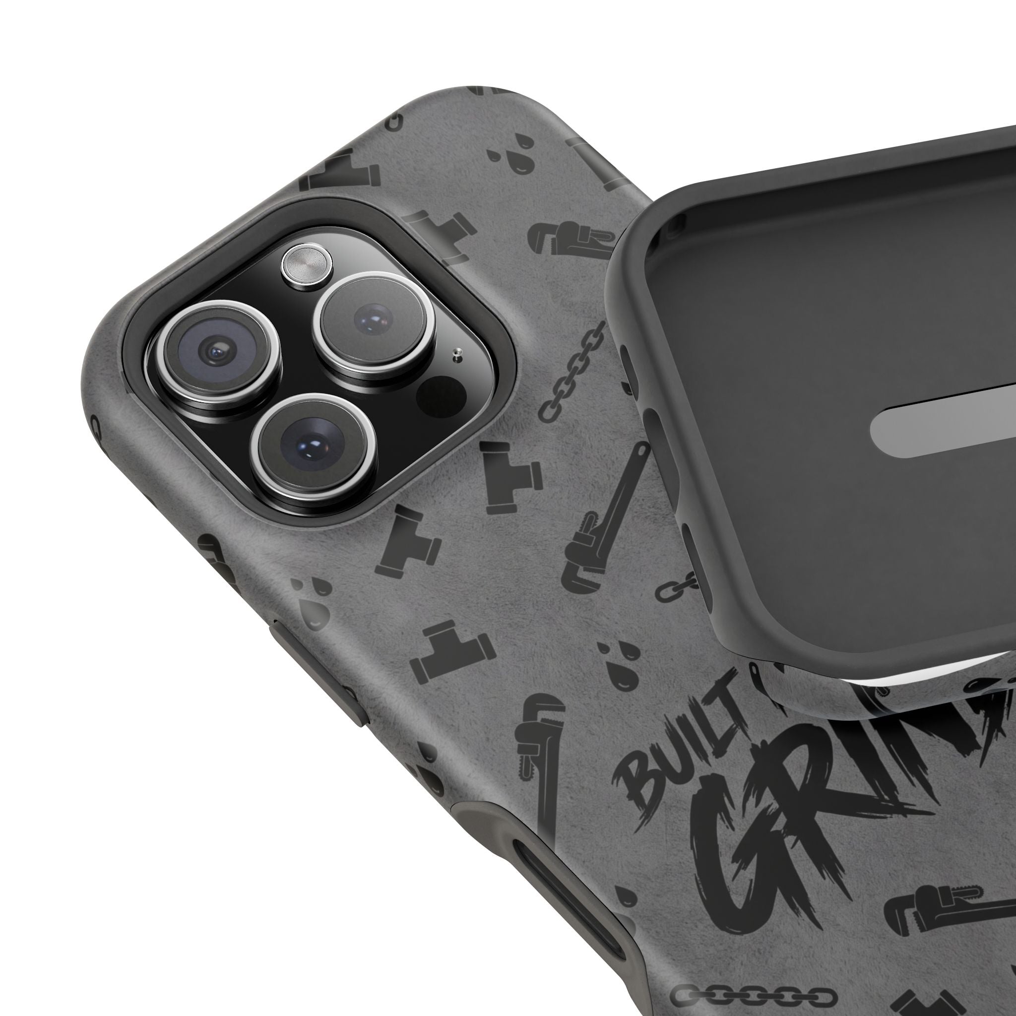 Built for the Grind Phone Case — Plumber Tools Wireless Charging Cover