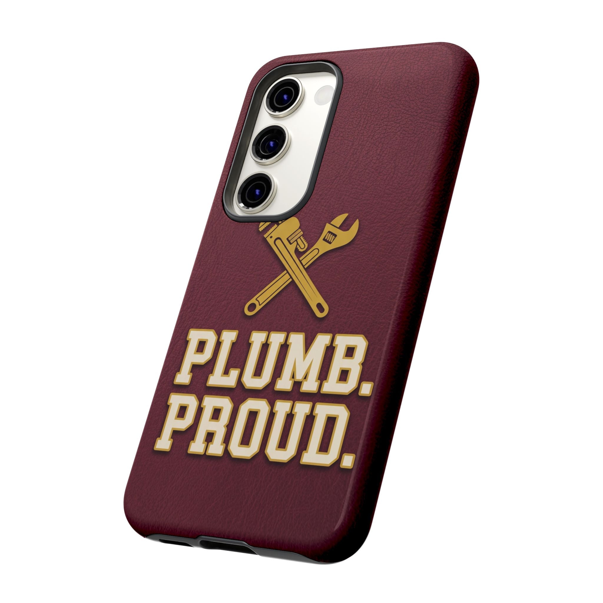 Plumb. Proud. Varsity Print Phone Case - Samsung & iPhone Series