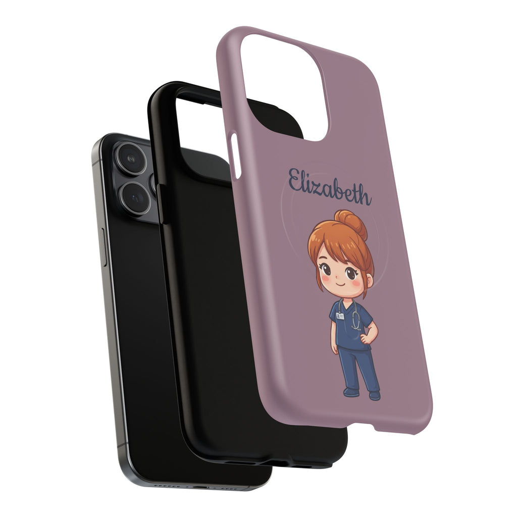 Personalized Nurse Phone Case with Custom Name | MagSafe Compatible iPhone Case