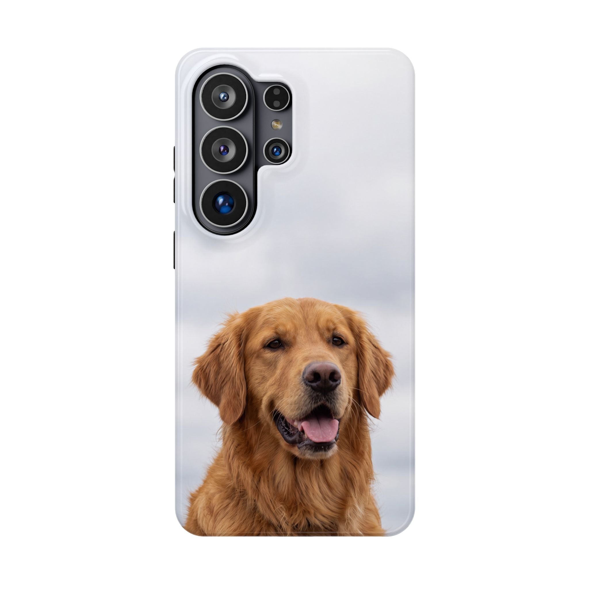 Golden Retriever Phone Case — Impact-Resistant Wireless Charging Cover