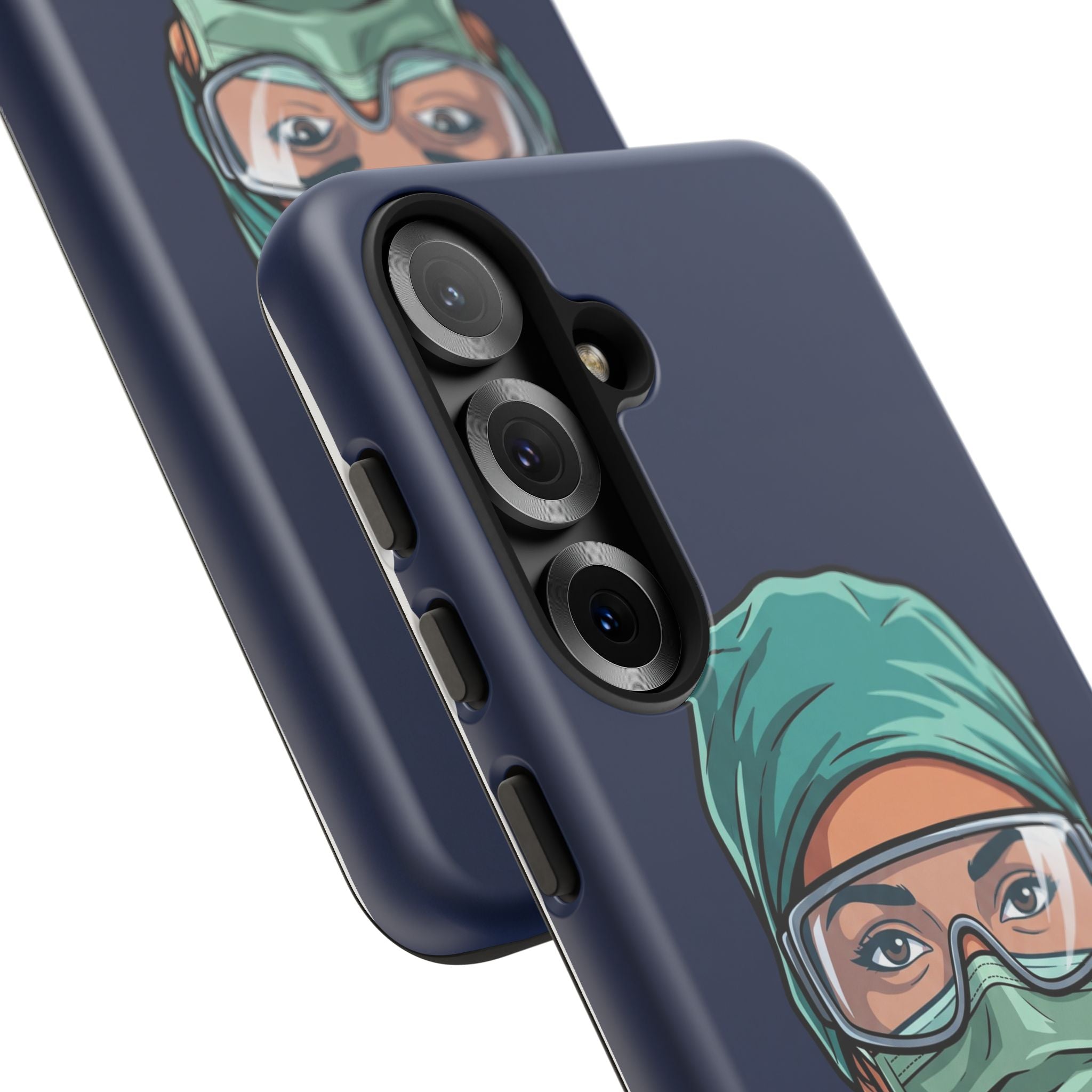 Nurse Illustrated Portrait Phone Case | iPhone & Samsung