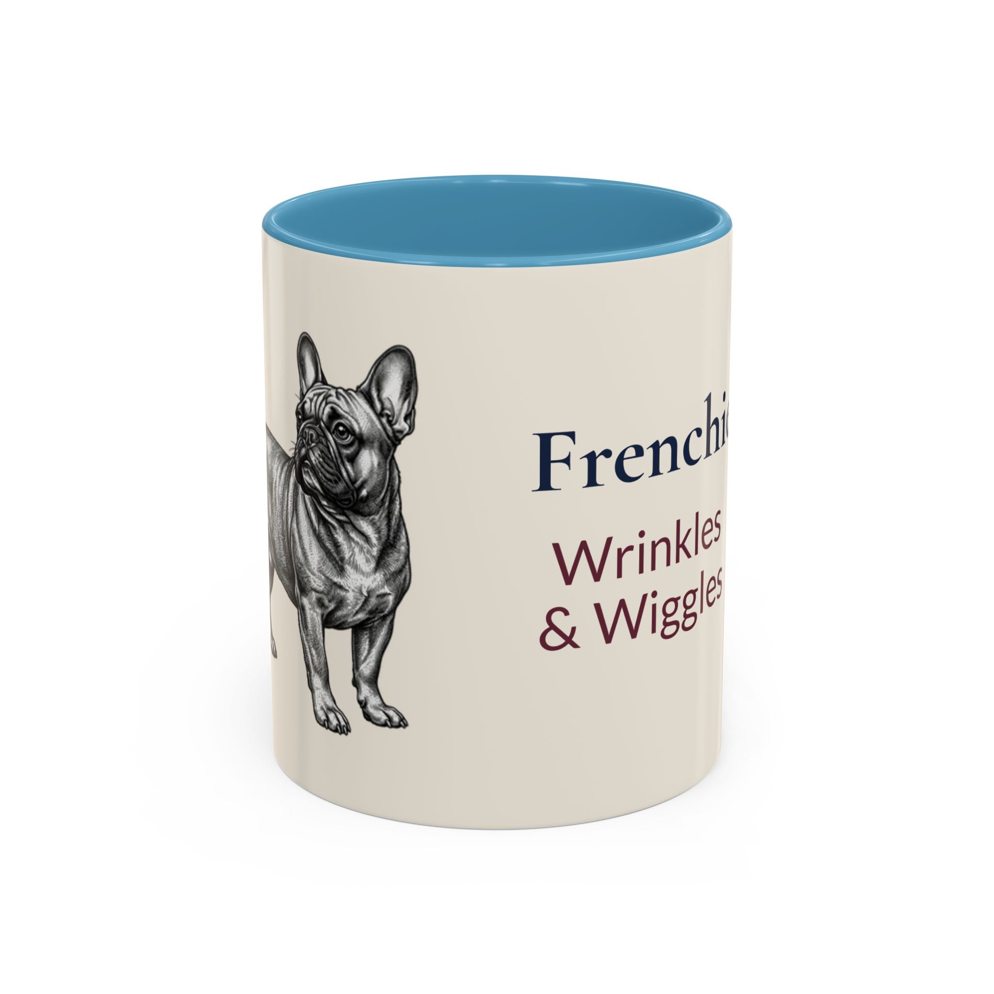 Personalized Frenchie Mug – Custom Name Coffee Mug – French Bulldog Lover Gift