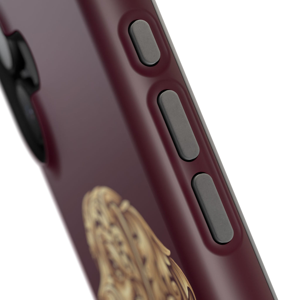 Personalized Gold Filigree Labrador Phone Case — Tough Magnetic Case with Wireless Charging