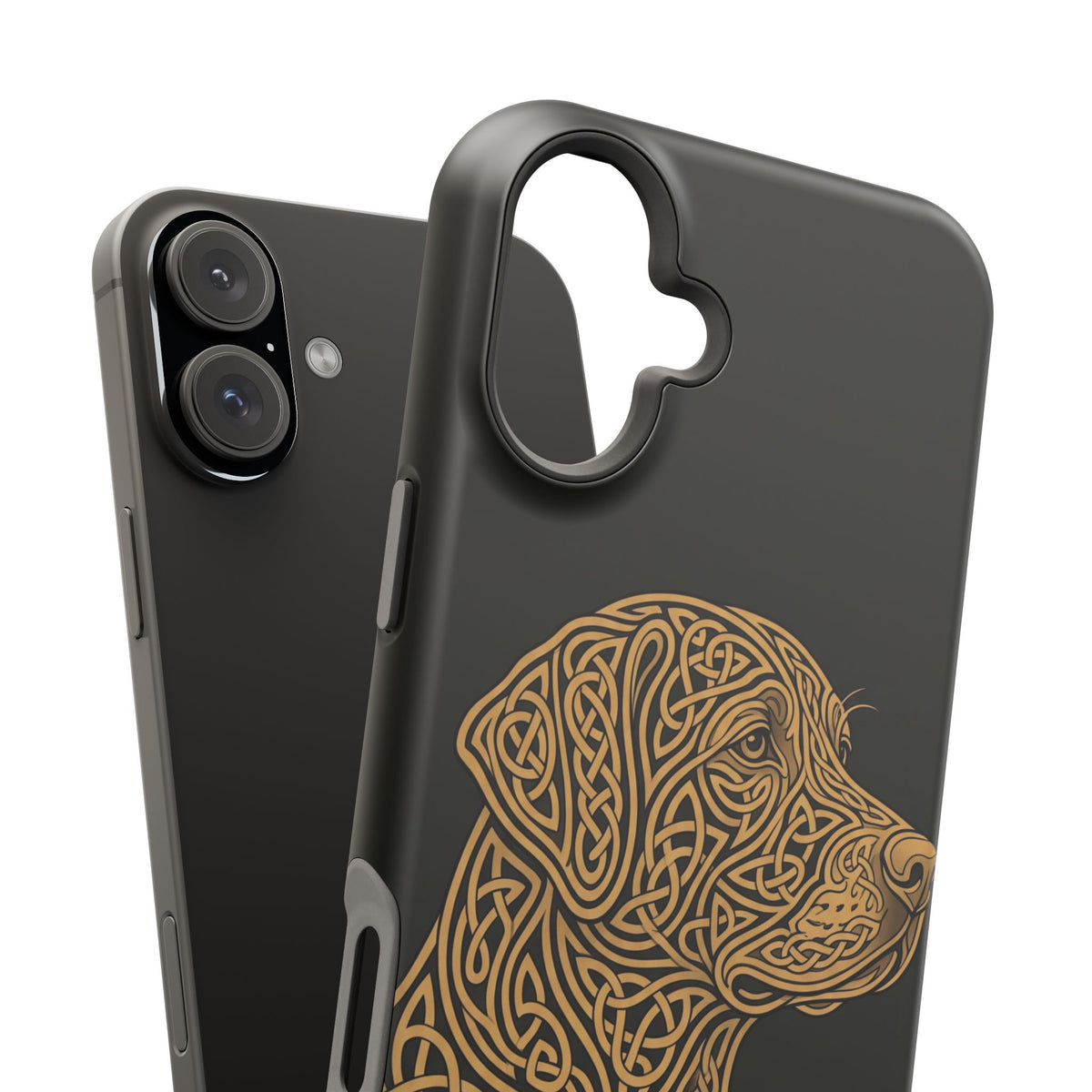 Celtic Knotwork Labrador Phone Case — Tough Magnetic Case with Wireless Charging