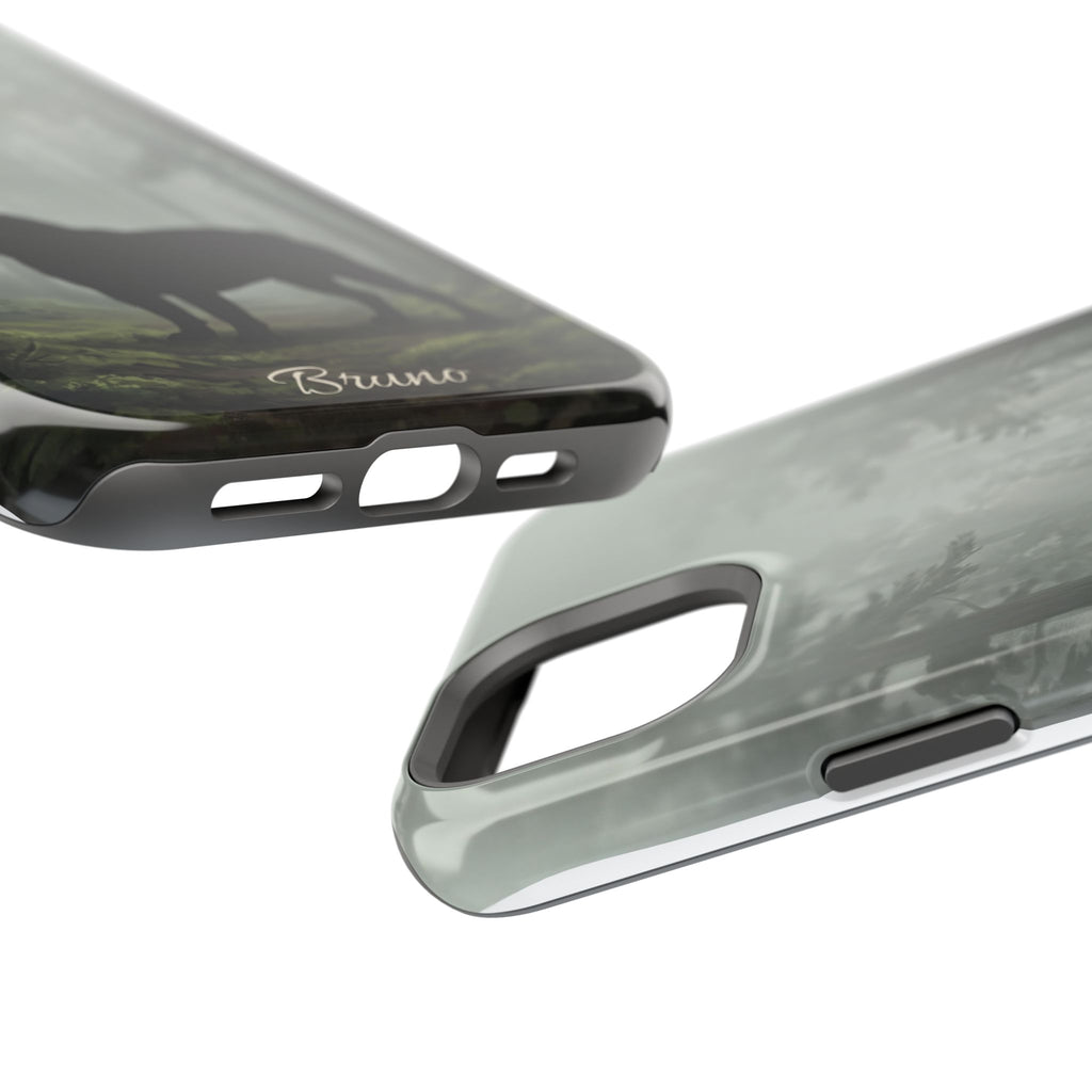 Personalized French Bulldog Misty Forest Phone Case — Wireless Charging Cover