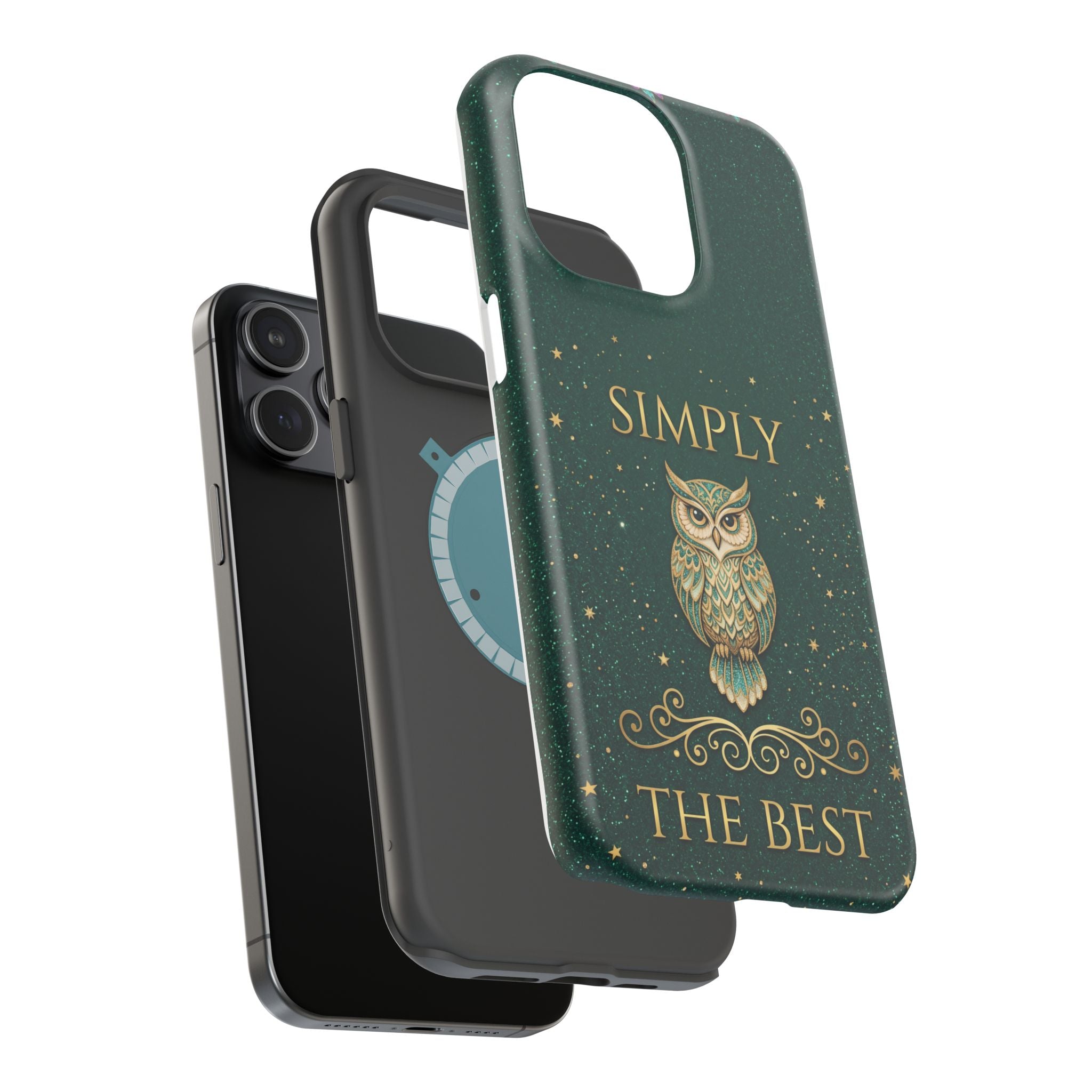 Simply The Best Wise Owl Phone Case — Wireless Charging Cover