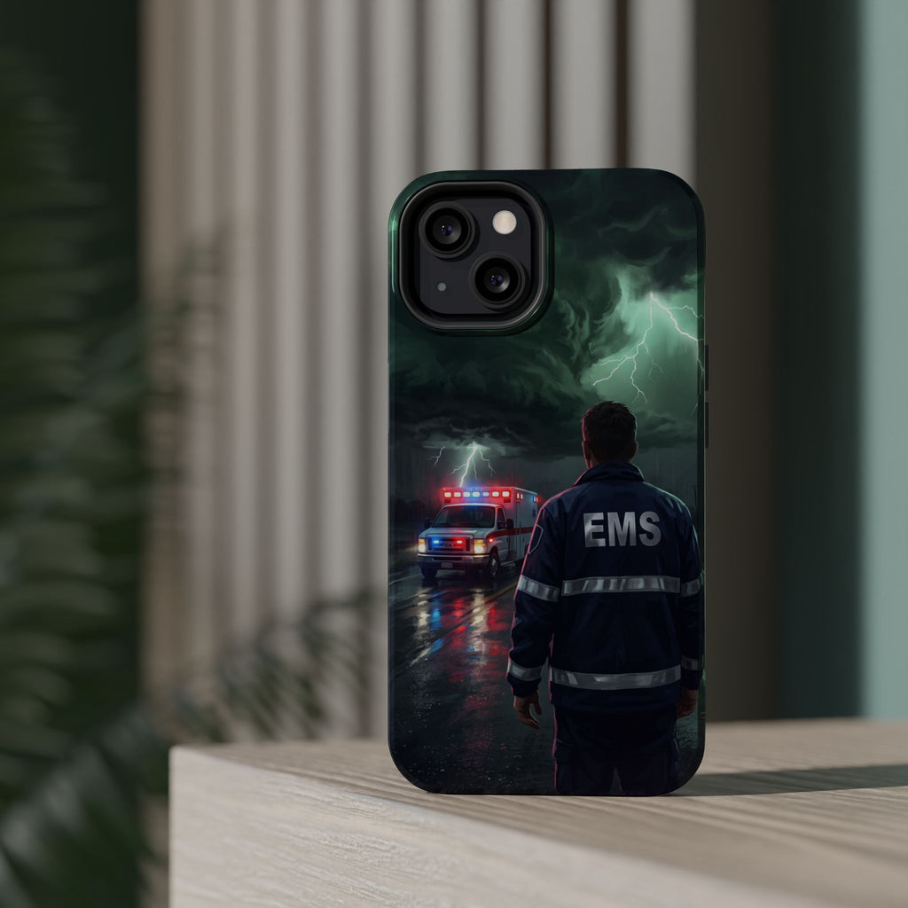 EMS Green Storm City Phone Case — Magnetic Wireless Charging Cover