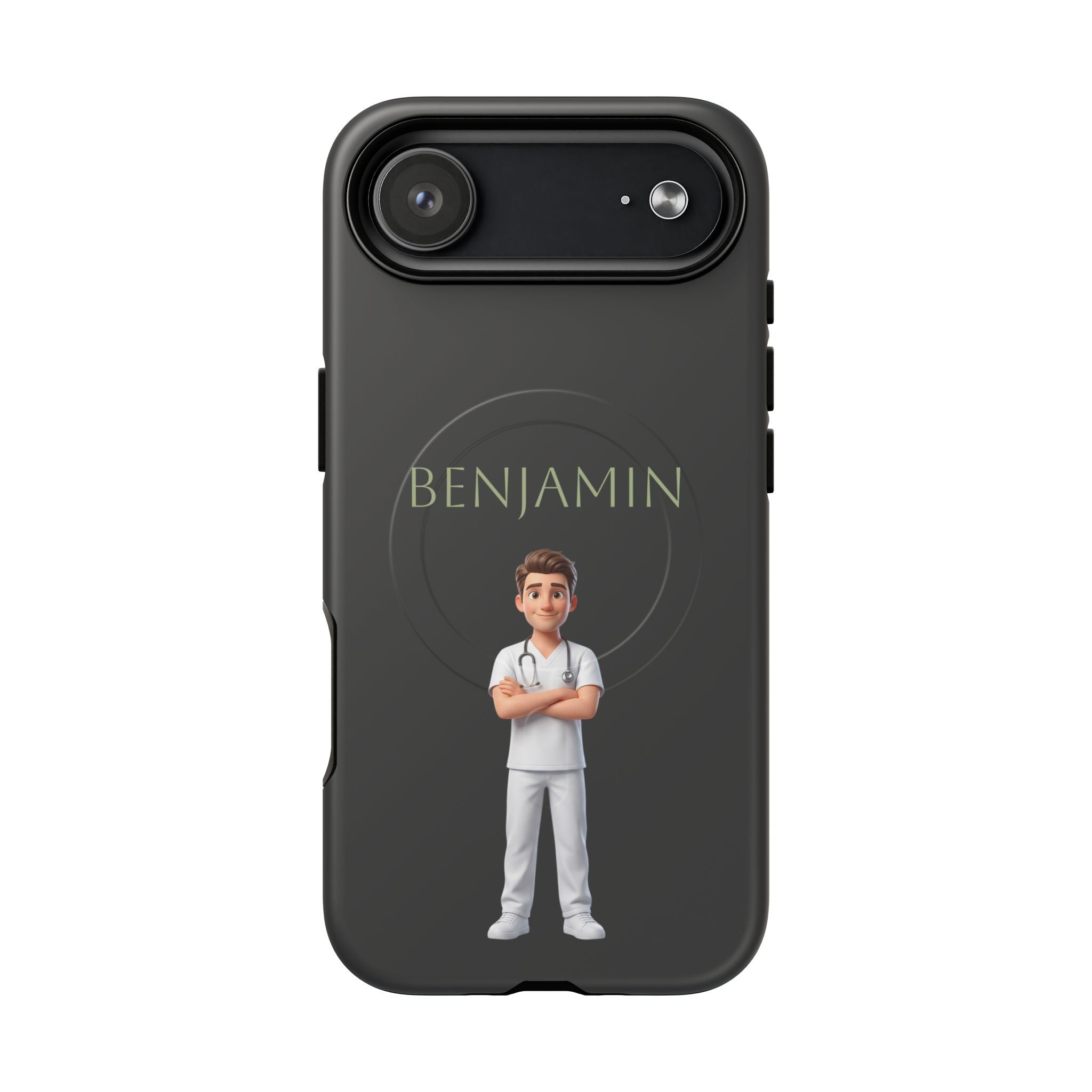 Personalized Nurse Phone Case | MagSafe Compatible, Custom Name iPhone Case