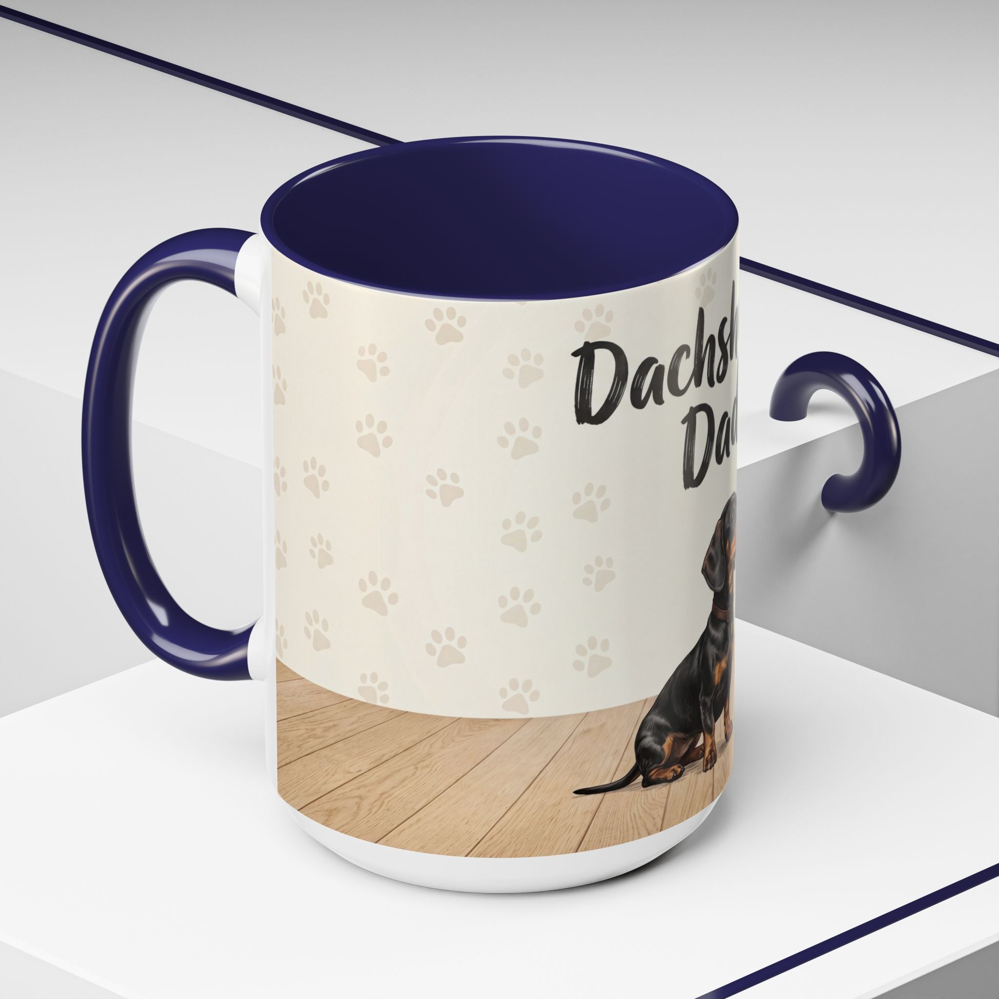Dachshund Dad Mug | Cute Dog Dad Coffee Mug | Wiener Dog Gift for Dachshund Lovers