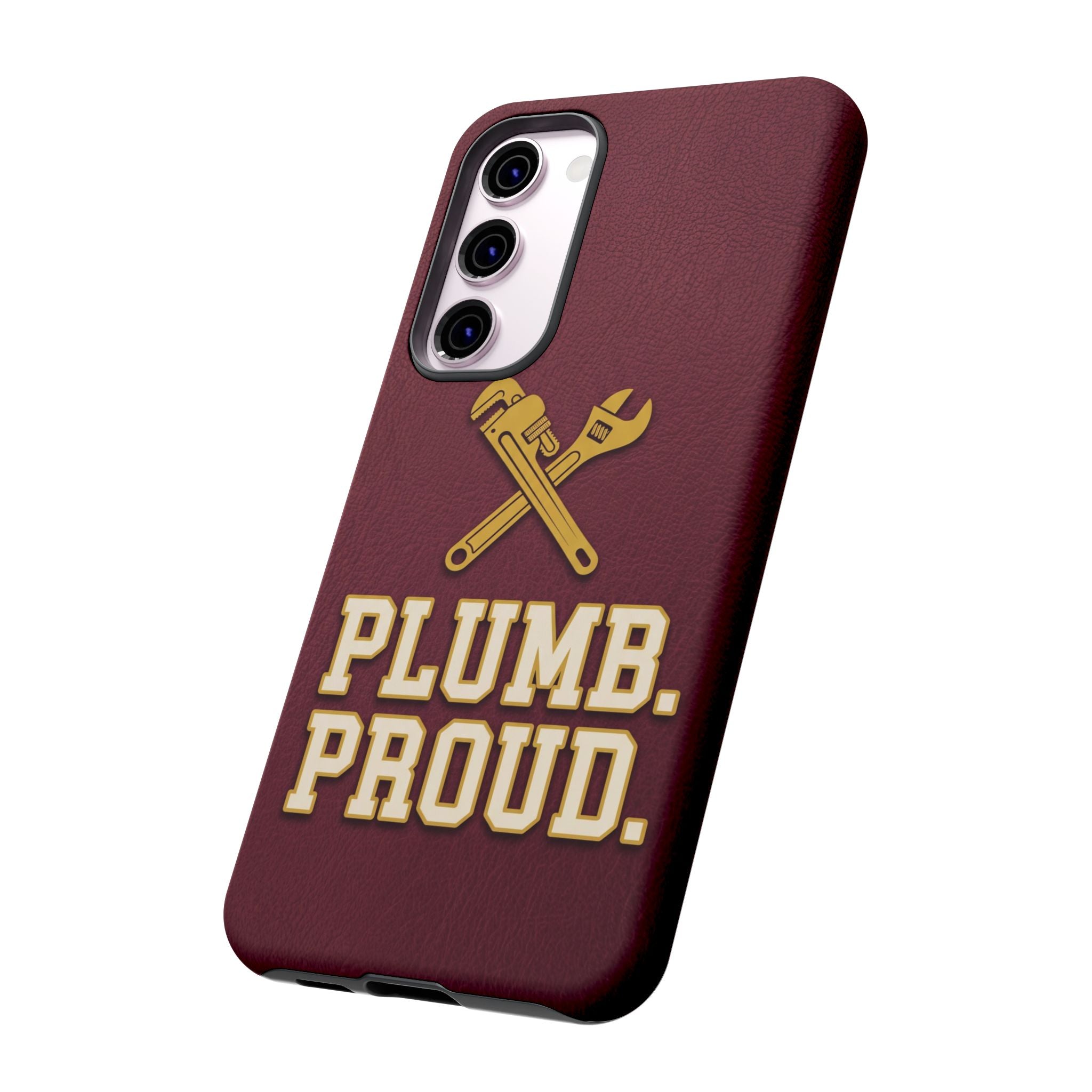 Plumb. Proud. Varsity Print Phone Case - Samsung & iPhone Series