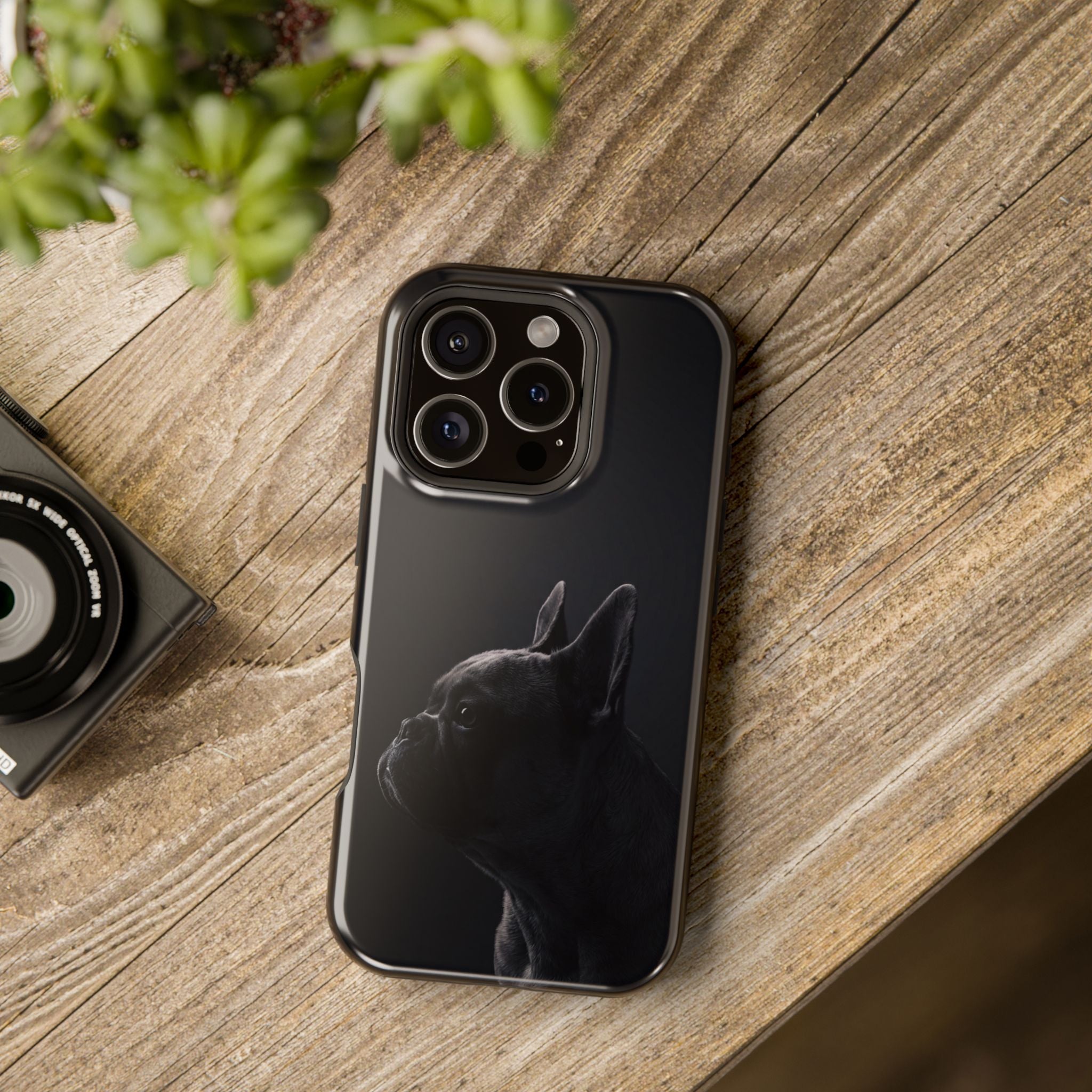 French Bulldog Phone Case — Impact-Resistant Wireless Charging Cover