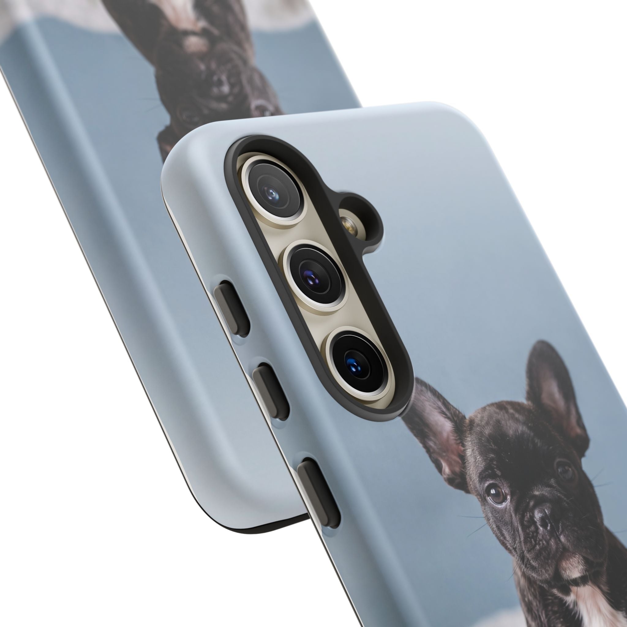 French Bulldog Puppy Phone Case | Adorable Brindle Frenchie Portrait | Samsung & iPhone