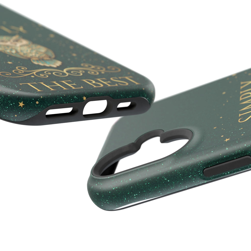 Simply The Best Wise Owl Phone Case — Wireless Charging Cover
