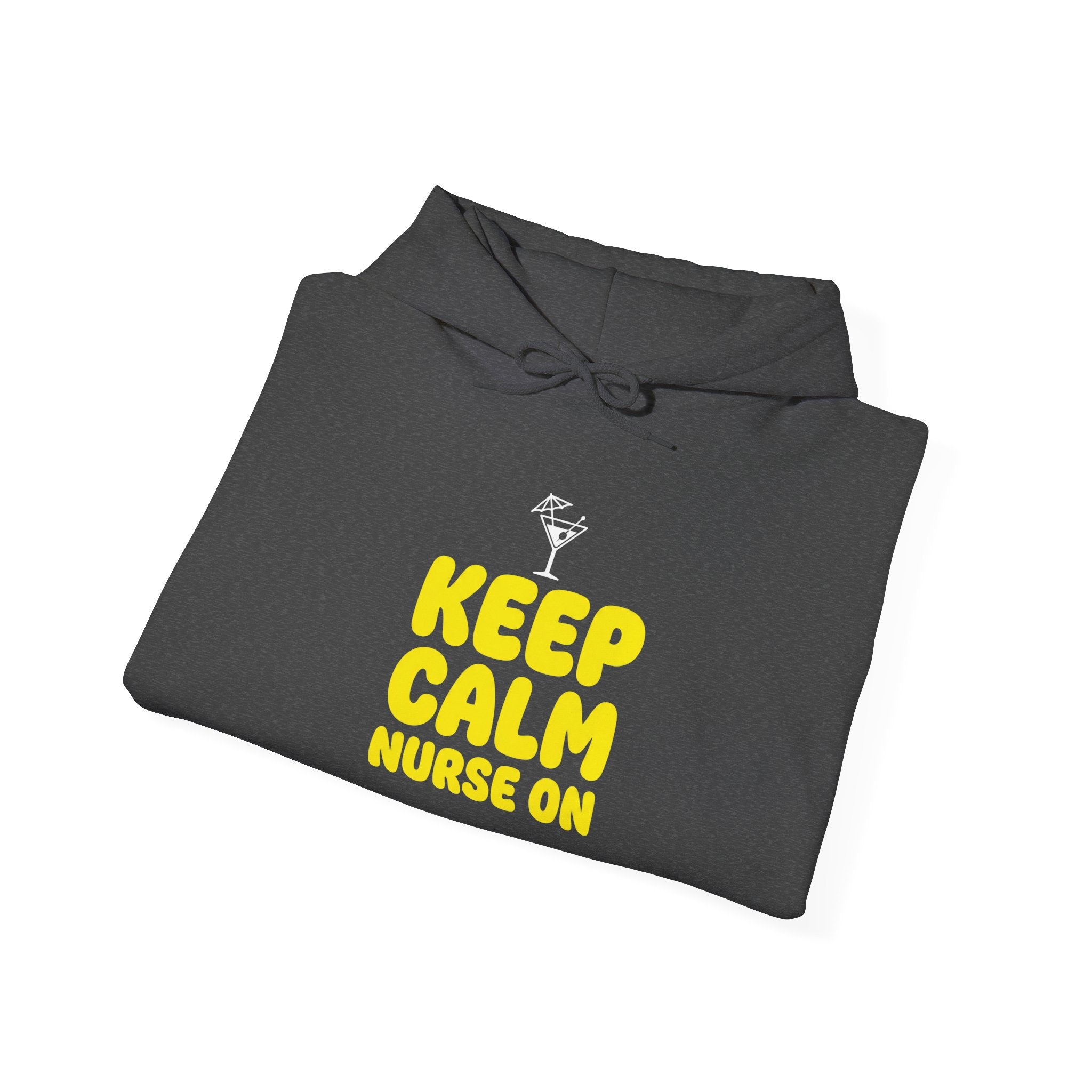 Keep Calm Nurse On Hoodie — Funny Nurse Graphic Pullover