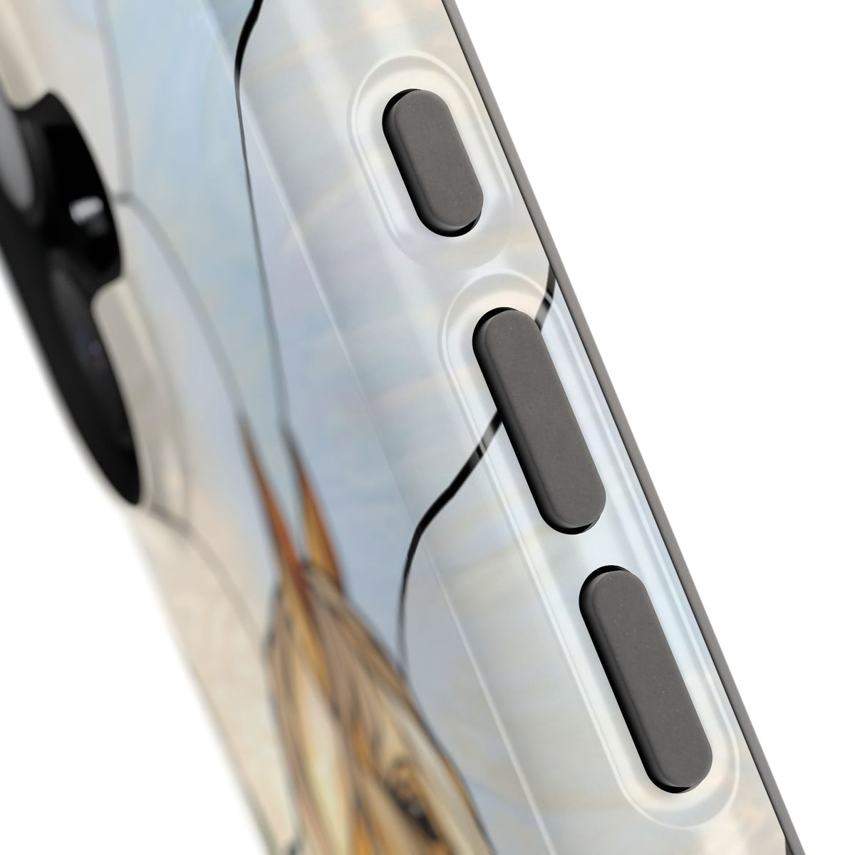 Floral Stained Glass Horse Phone Case — Tough Magnetic Case with Wireless Charging