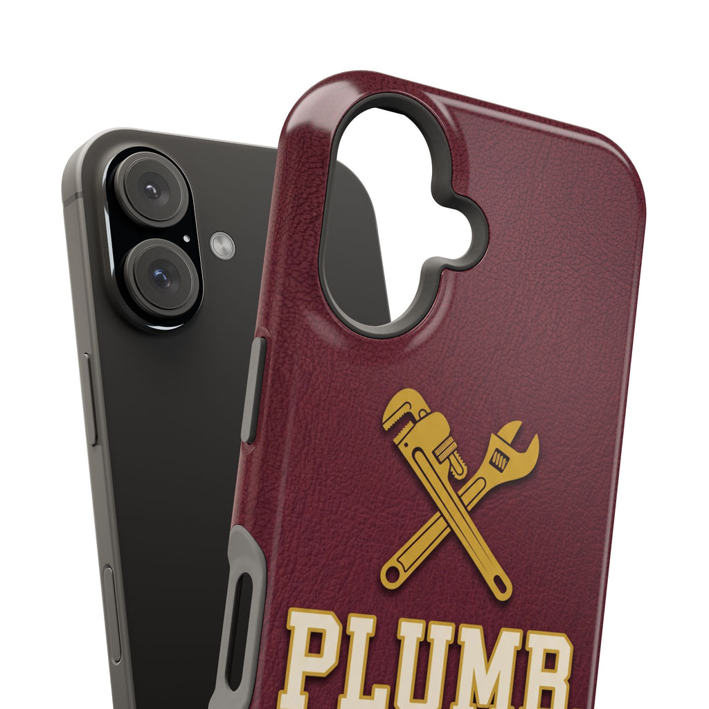 Plumb. Proud. Phone Case — Crossed Wrenches Wireless Charging Cover