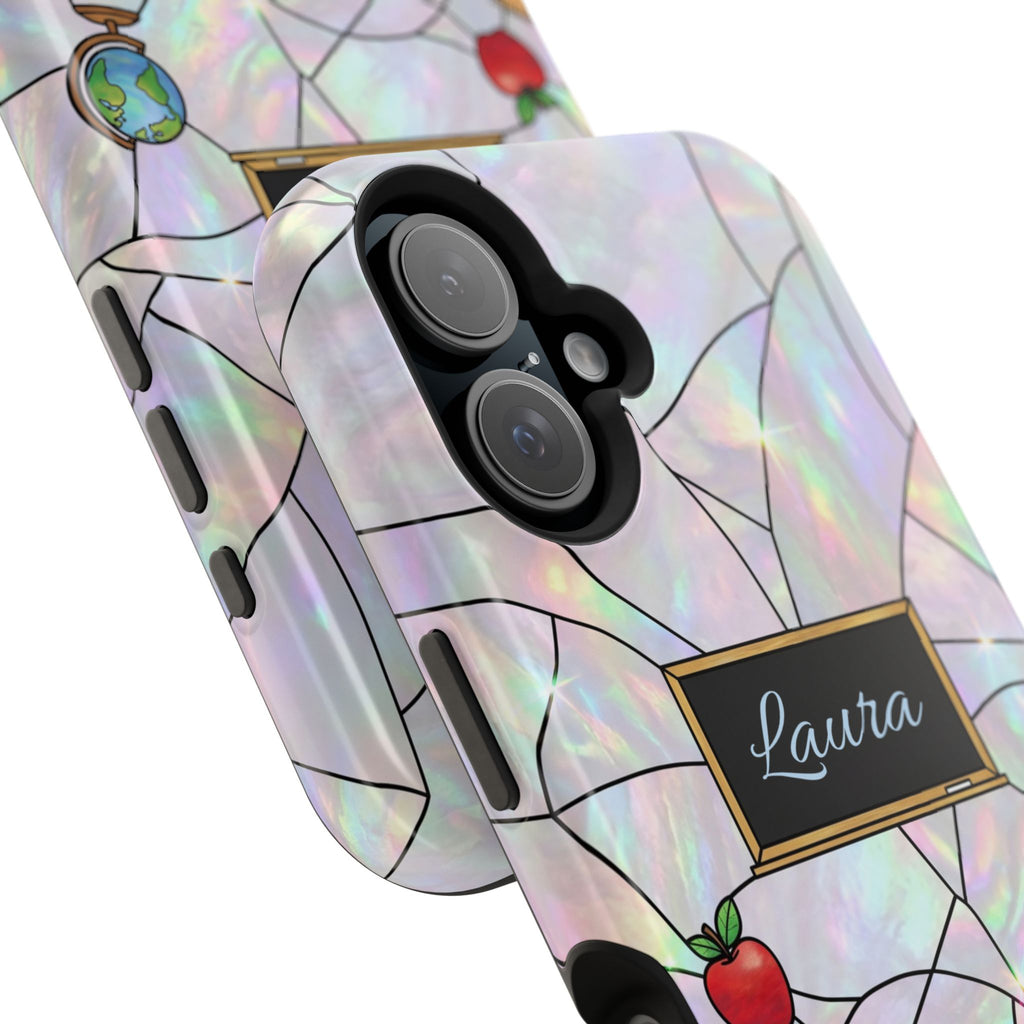 Personalized Teacher Phone Case — Impact-Resistant Wireless Charging Cover