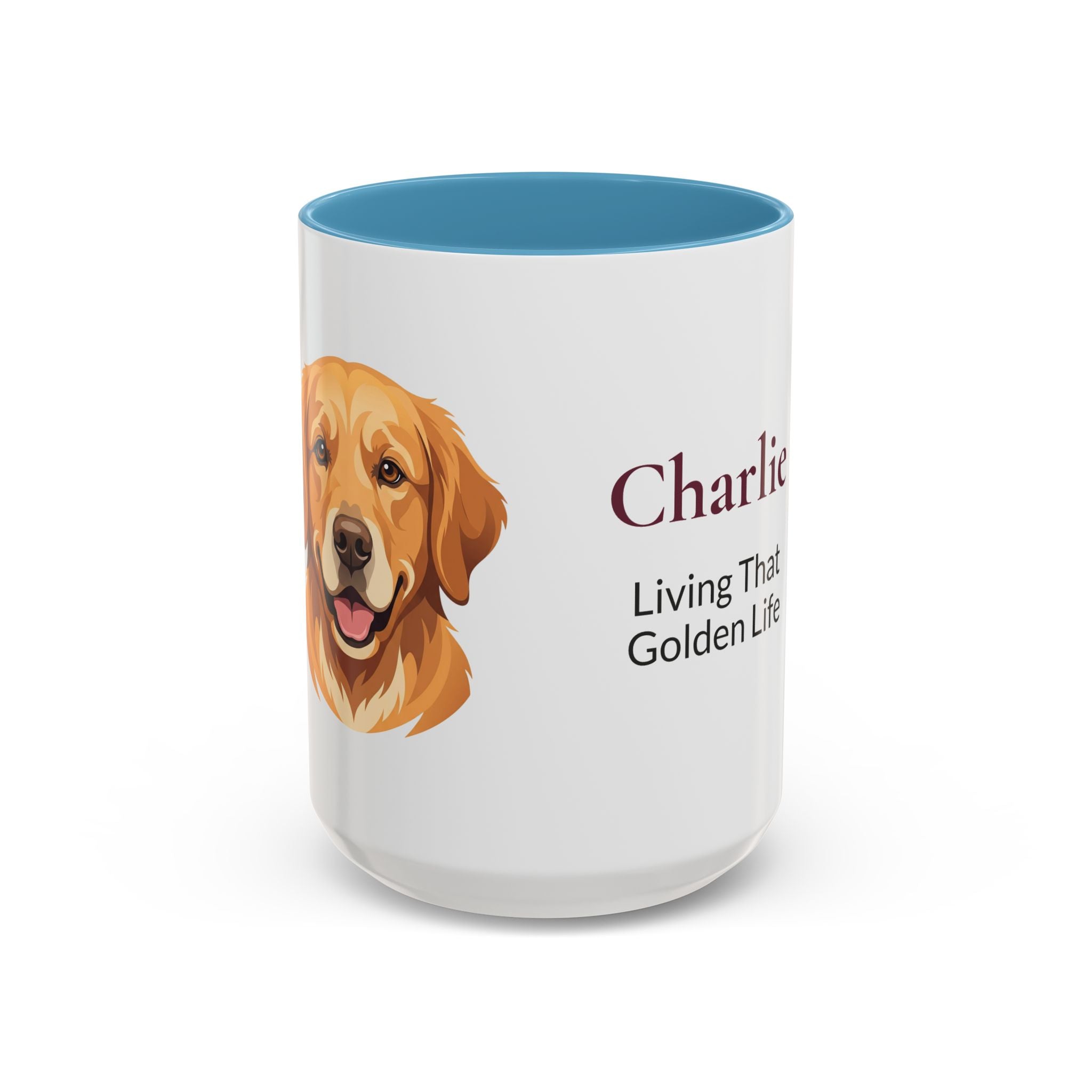 Personalized Golden Retriever Mug | Custom Name & Message Dog Lover Coffee Mug