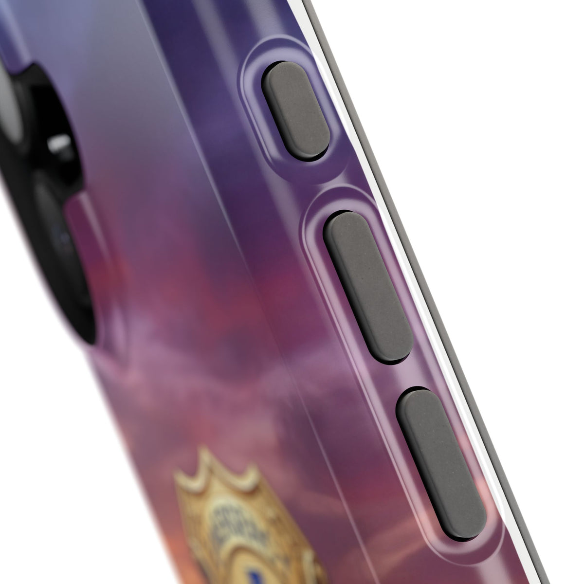 EMS Badge Sunset Skyline Phone Case — Magnetic Wireless Charging Cover