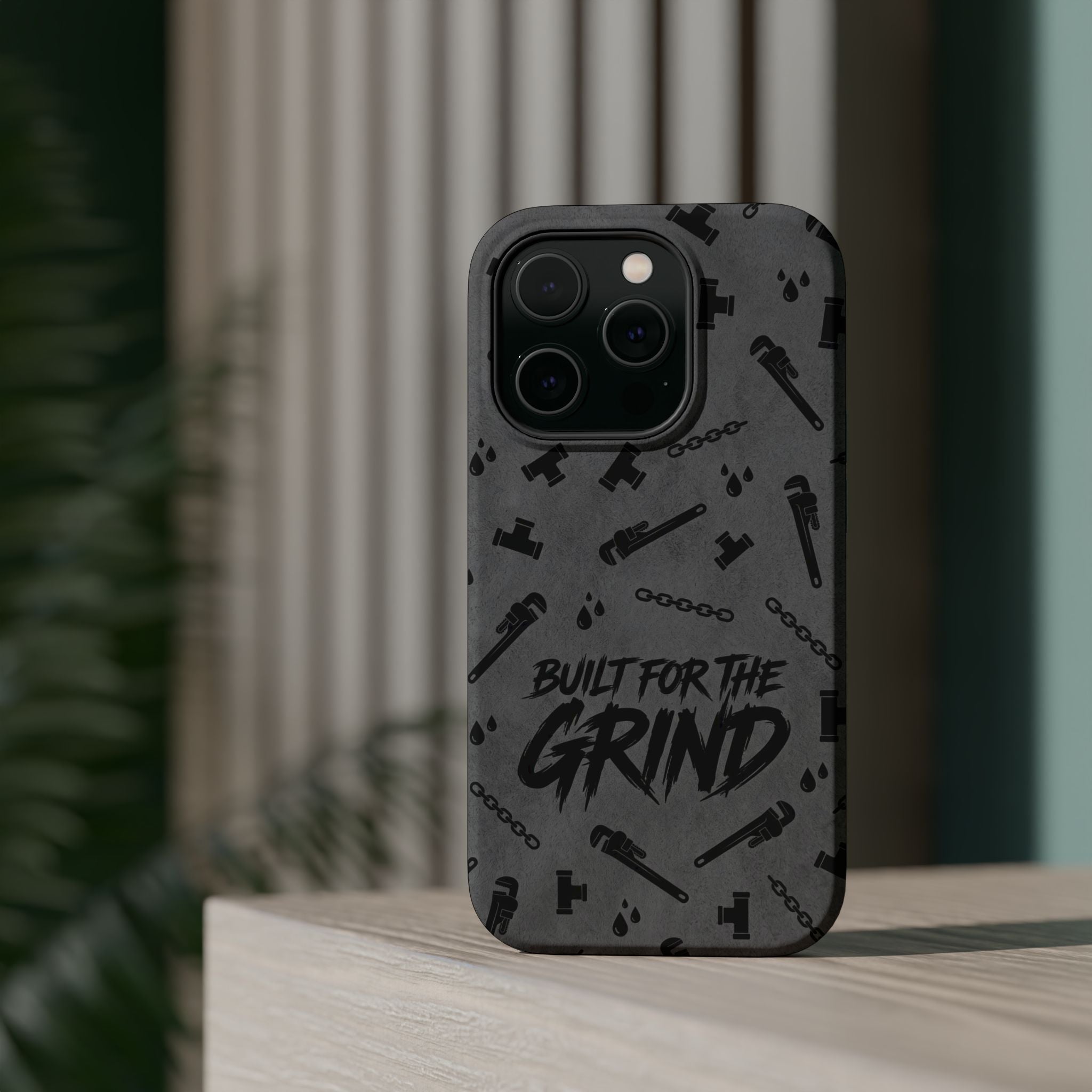 Built for the Grind Phone Case — Plumber Tools Wireless Charging Cover