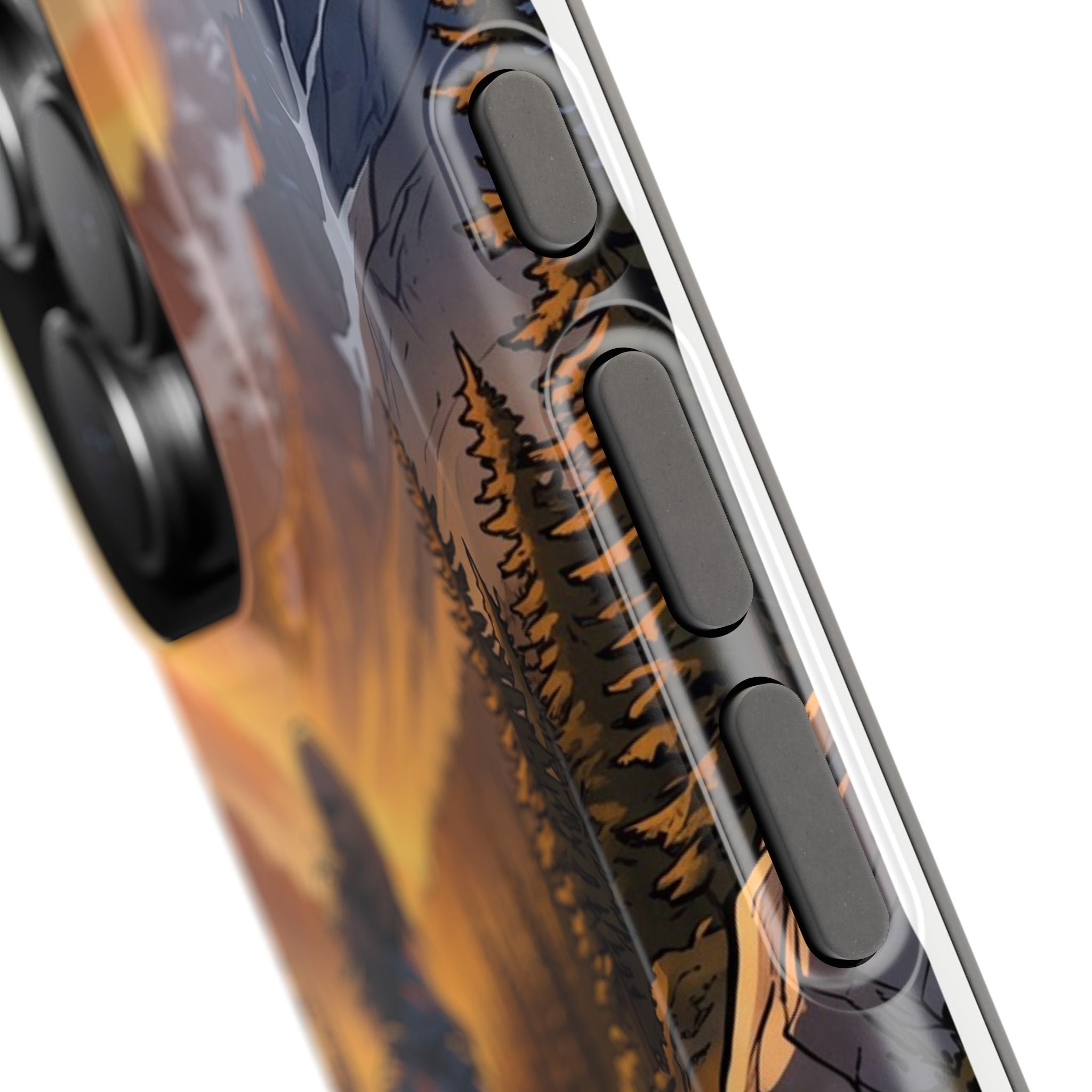 Paramedic/EMT Mountain Phone Case — Magnetic Wireless Charging Cover