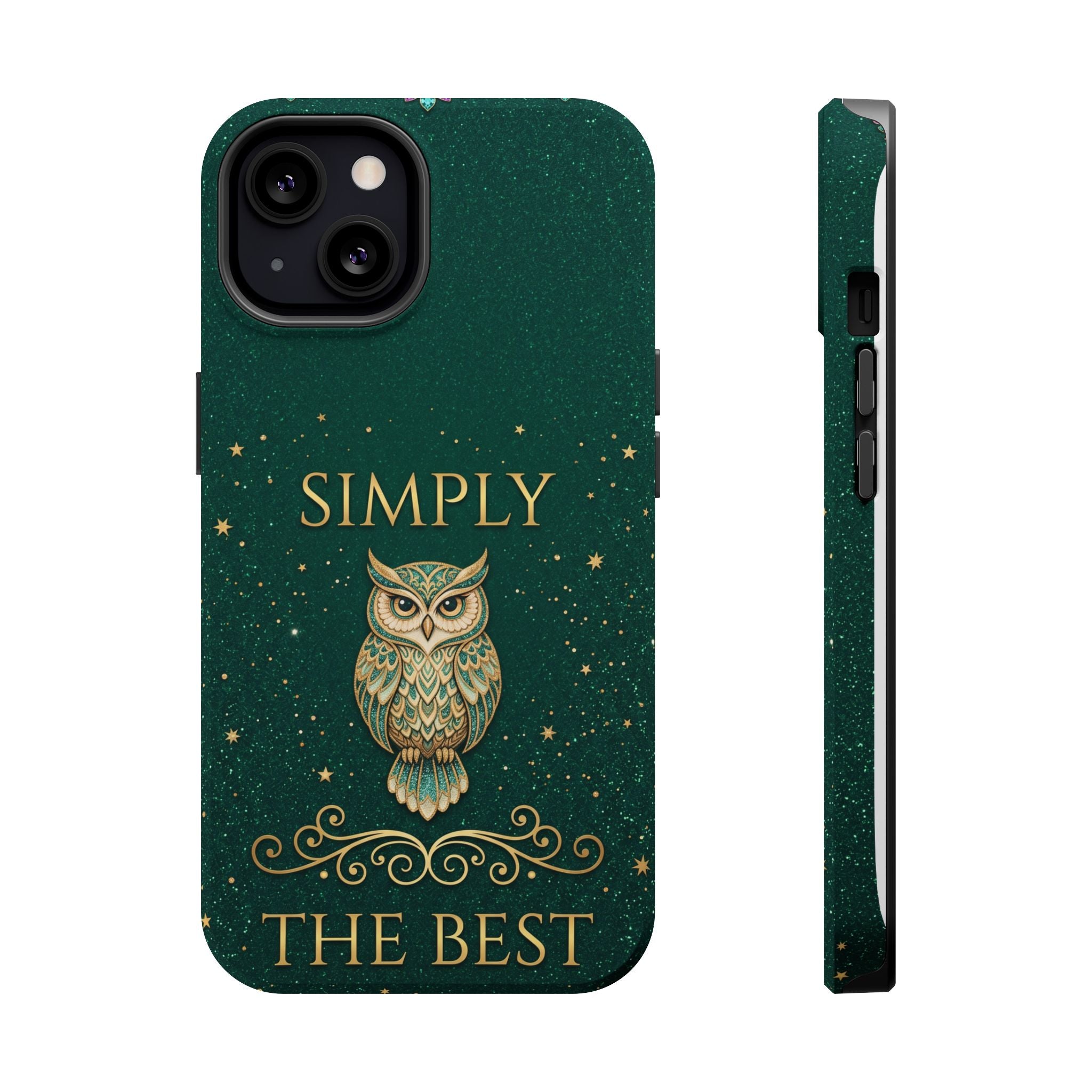 Simply The Best Wise Owl Phone Case — Wireless Charging Cover