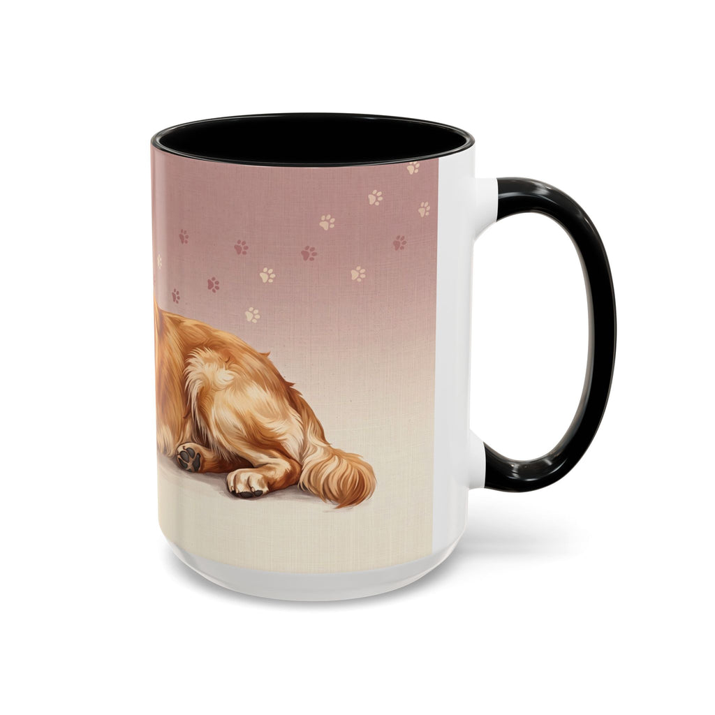 Golden Retriever Lying Down Mug | Golden Retriever Lover Gift | Cute Dog Coffee Mug