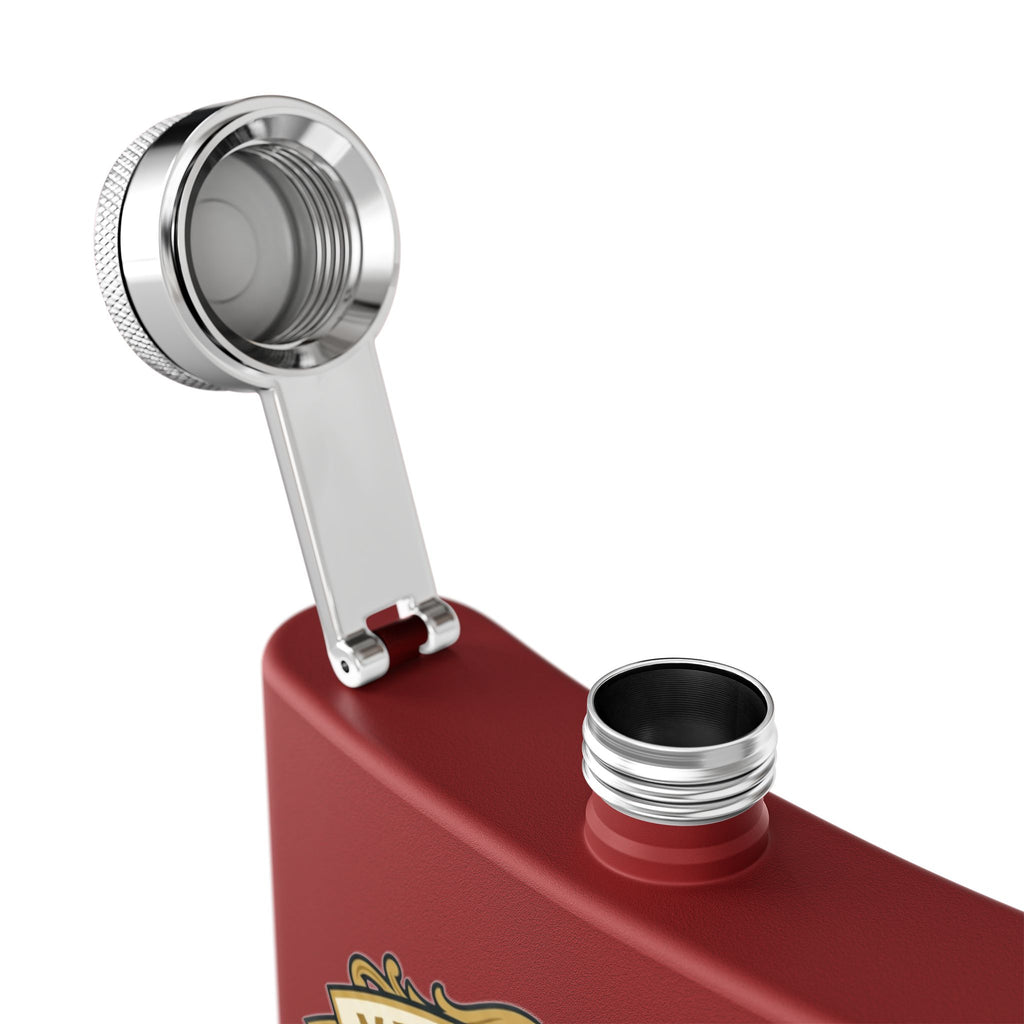 Flask — "Master Plumber" 6oz Stainless Steel Hip Flask