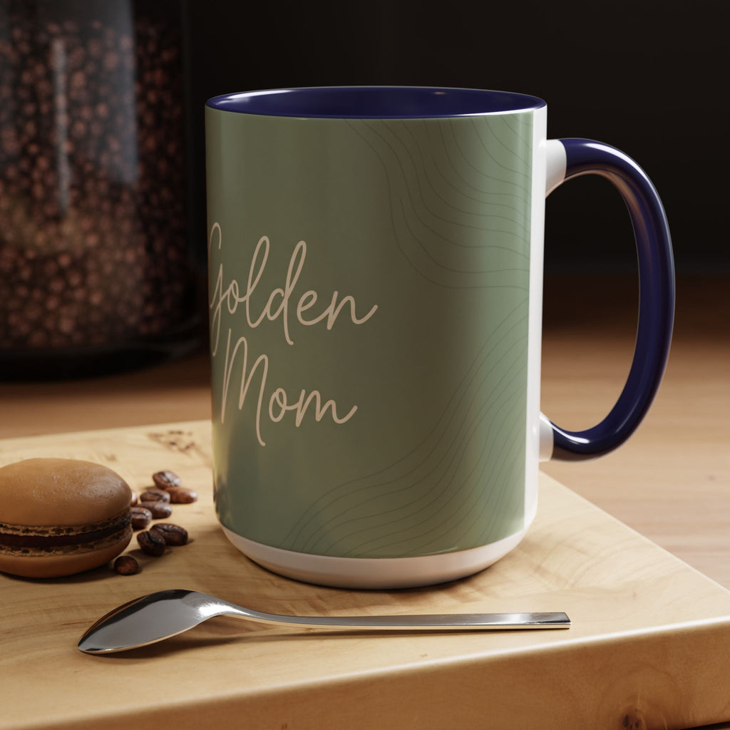 Golden Mom Mug | Golden Retriever Lover Gift | Cute Dog Mom Coffee Mug
