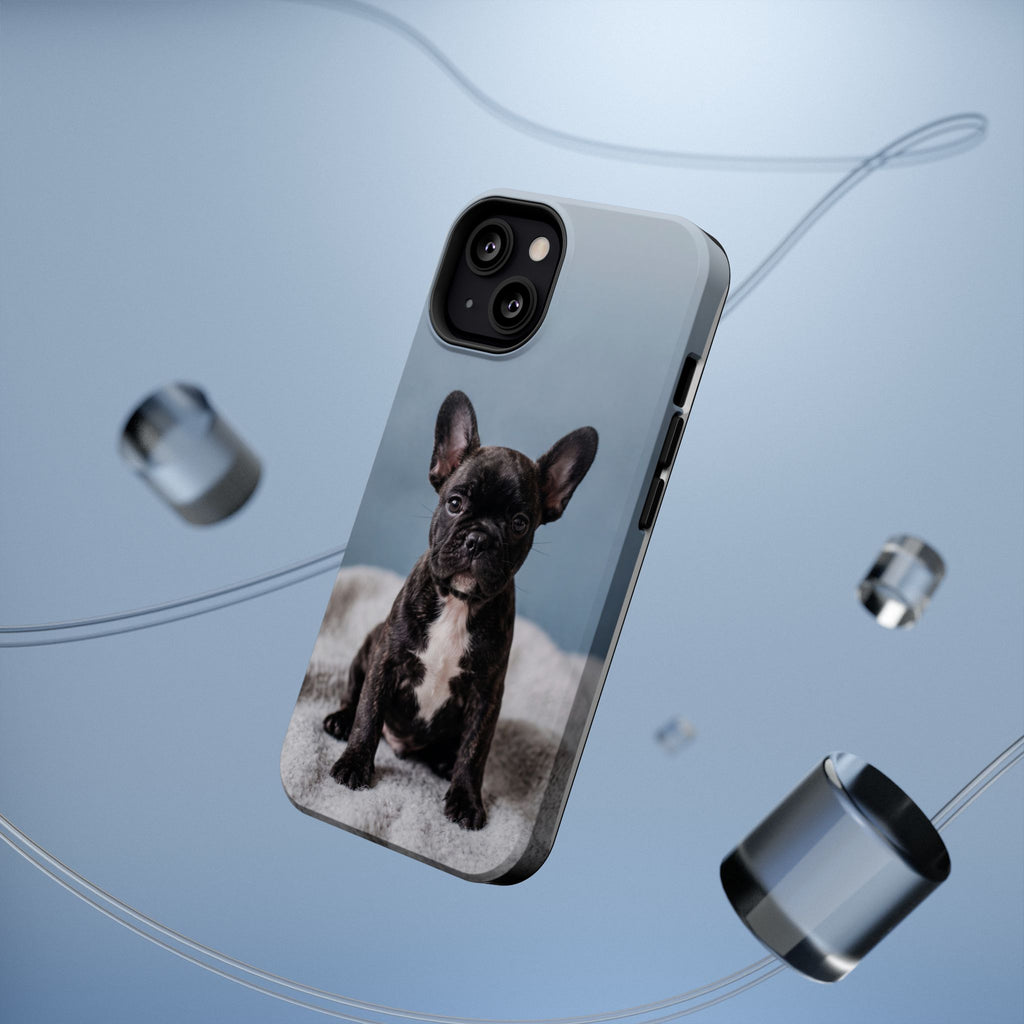 French Bulldog Puppy Phone Case — Impact-Resistant Wireless Charging Cover