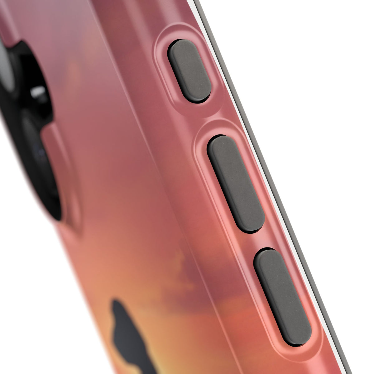Personalized Dachshund Rooftop Sunset Phone Case — Wireless Charging Cover