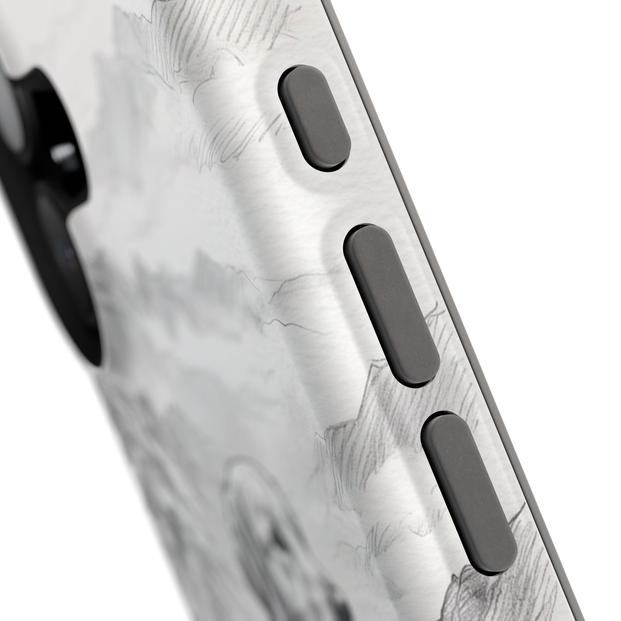 Personalized Golden Retriever Mountain Peak Phone Case — Wireless Charging Cover