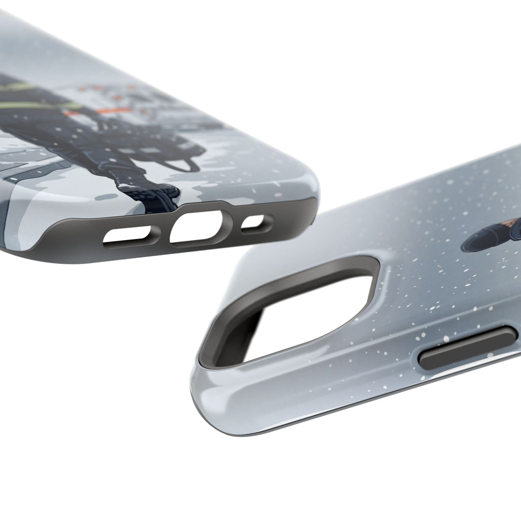 Bold Paramedic/EMT Portrait Phone Case — Magnetic Wireless Charging Cover