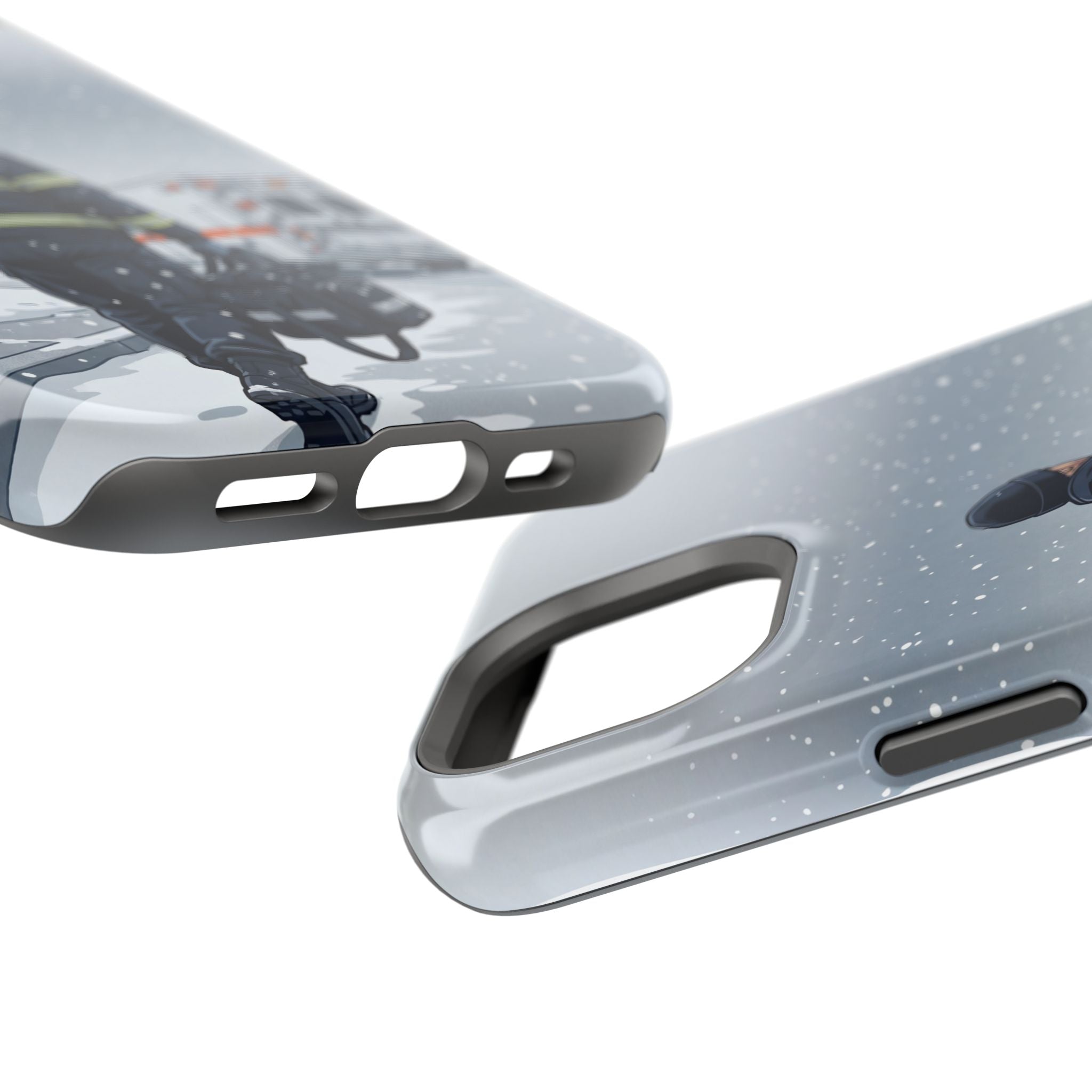 Bold Paramedic/EMT Portrait Phone Case — Magnetic Wireless Charging Cover