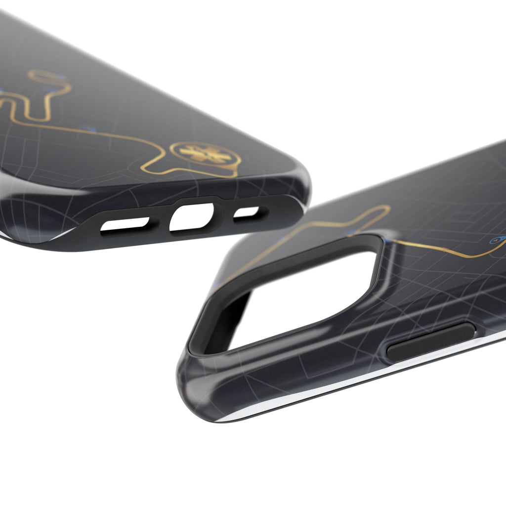 Paramedic/EMT Route Line Phone Case — Magnetic Wireless Charging Cover
