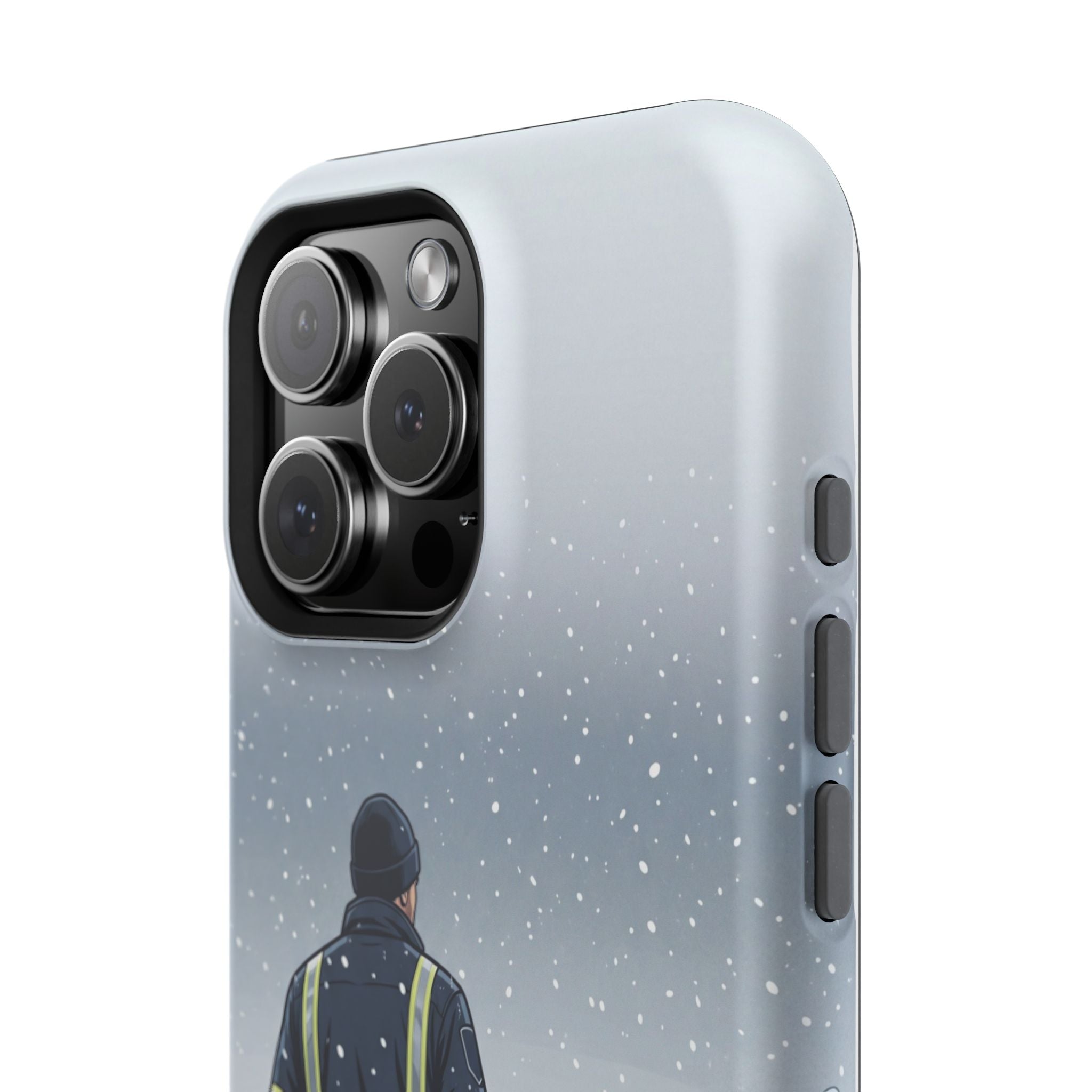 Bold Paramedic/EMT Portrait Phone Case — Magnetic Wireless Charging Cover