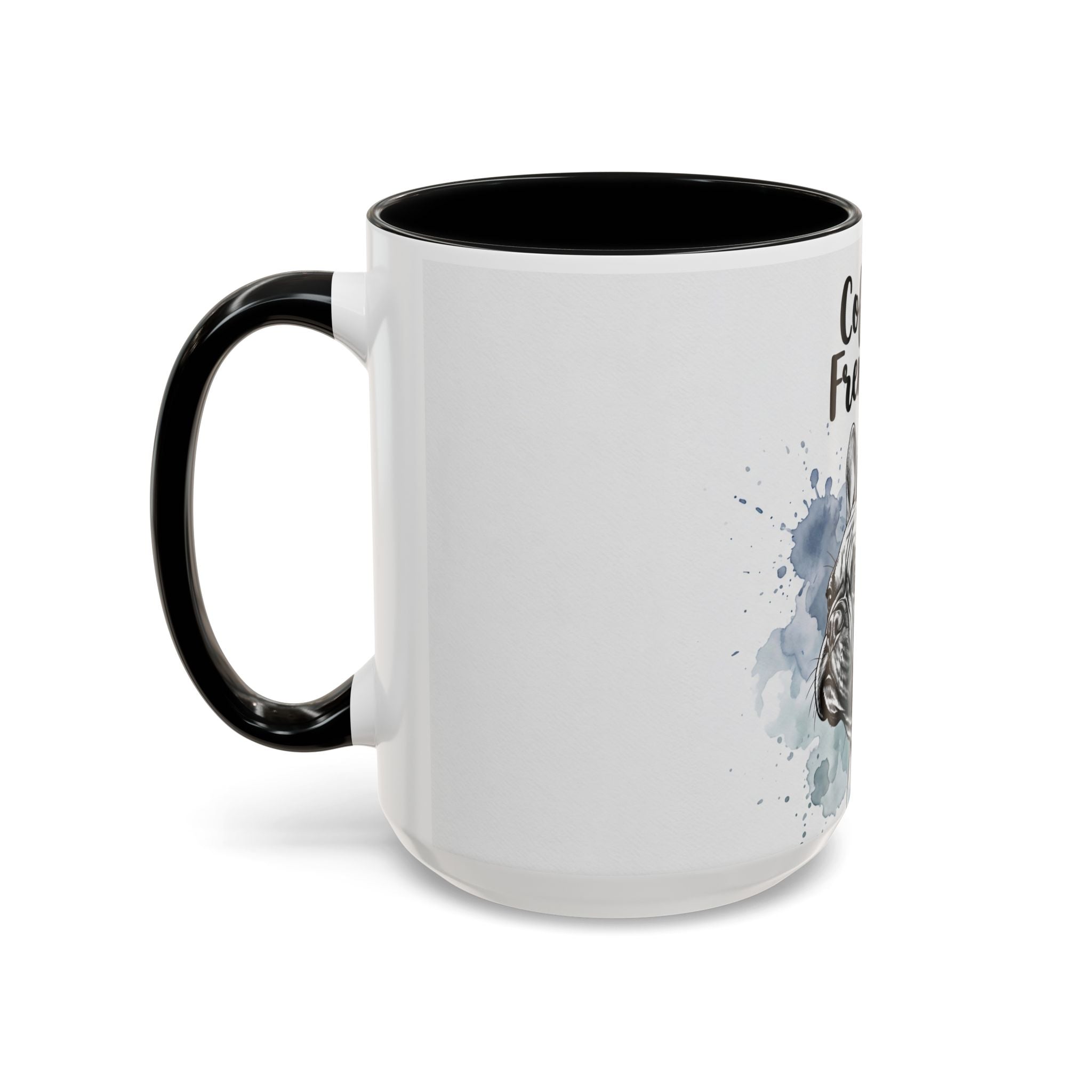 Coffee & Frenchies Mug | French Bulldog Lover Gift | Watercolor Dog Mug
