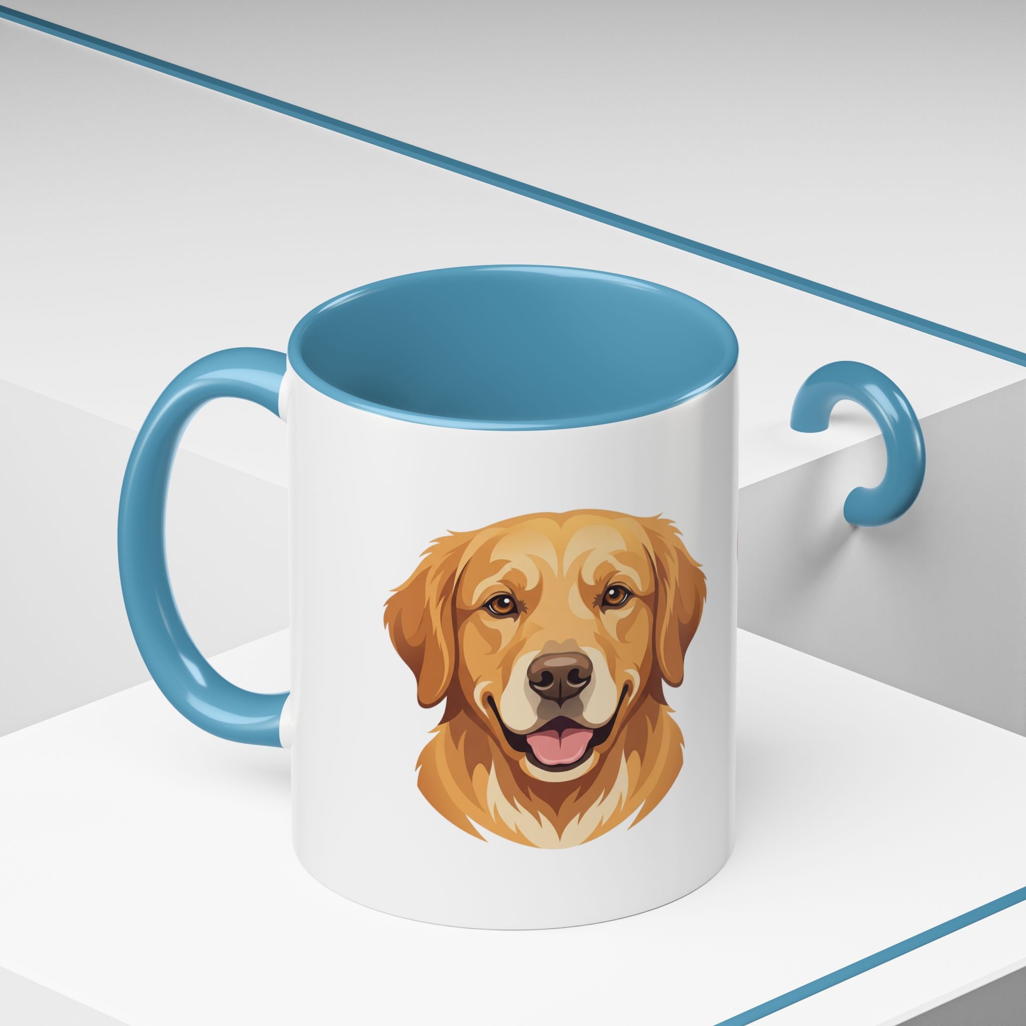 Personalized Golden Retriever Mug | Custom Name & Message Dog Lover Coffee Mug