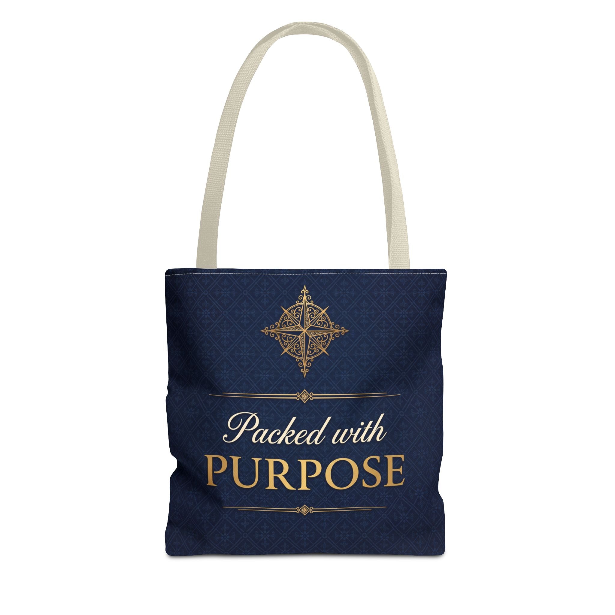 Packed with Purpose Tote | Inspirational Nurse Gift Tote Bag | Healthcare Worker Appreciation Gift | Premium Polyester Carry-All